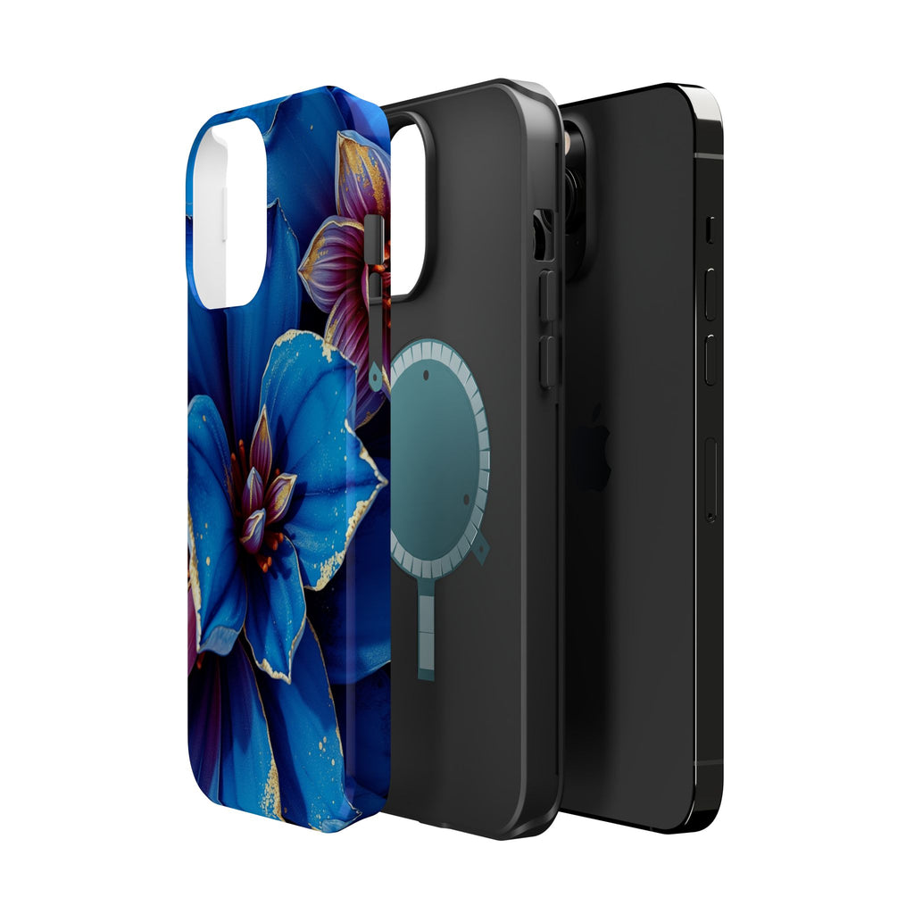 iPhone Floral Gold Foil Serene Design Slim Snap Case Ga · iPhone Case
