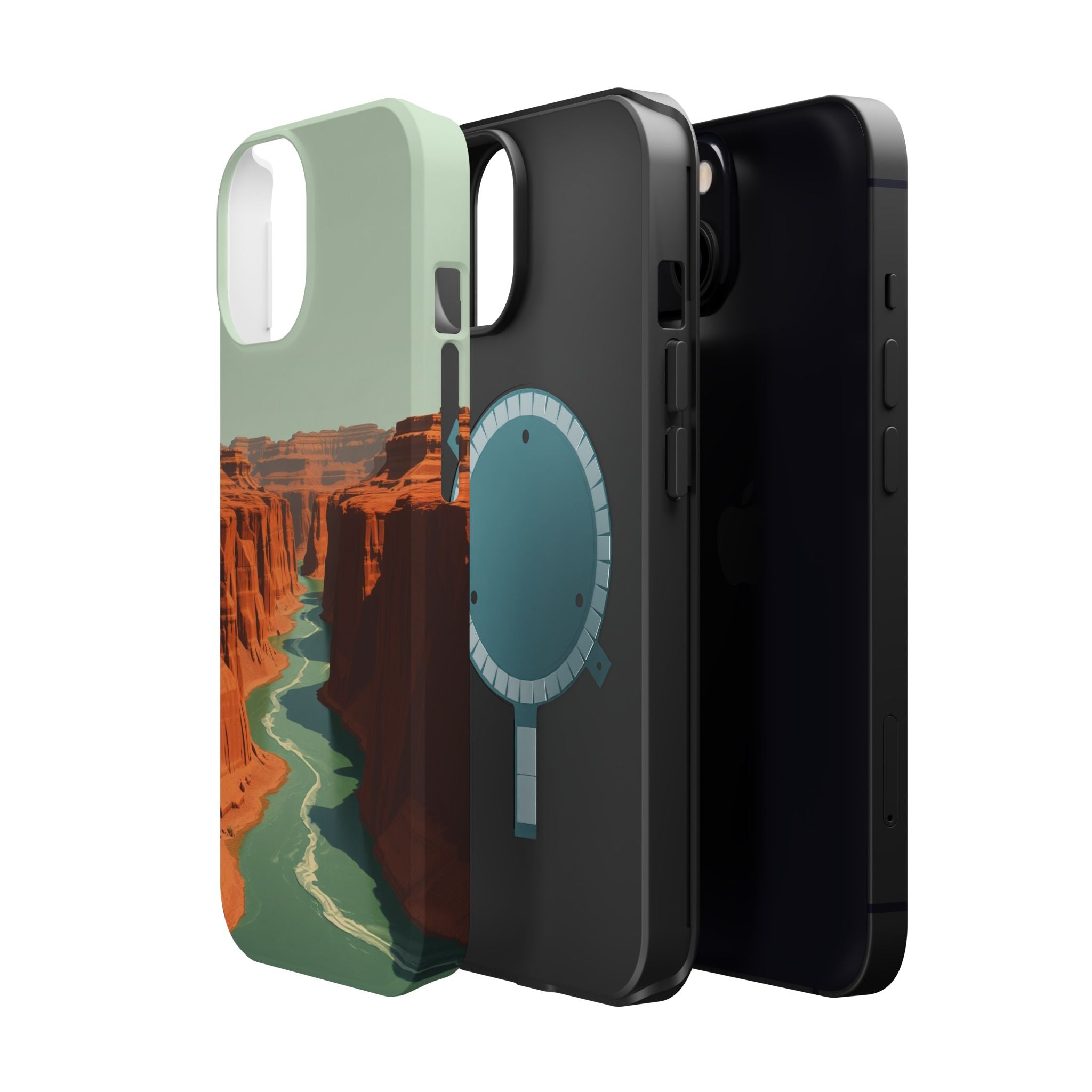 iPhone Burnt Orange And Sand River Canyon Slim iPhone Everyday Designer · iPhone