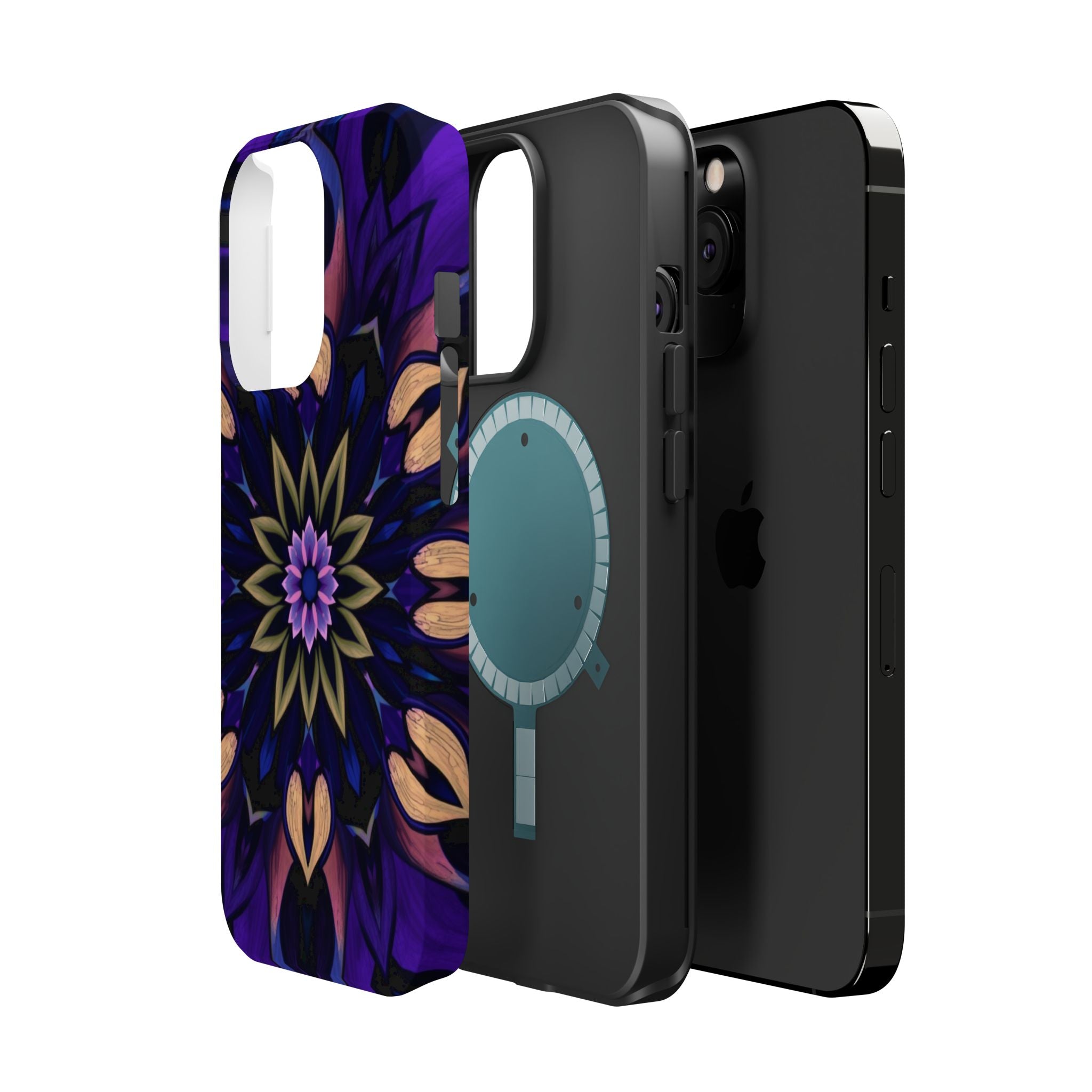 iPhone Floral Mandala Mystic Art Bold Modern Everyday Snap Case · iPhone Case