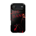 iPhone Black And Crimson Big Band Era Slim Everyday Designer Case · iPhone Case