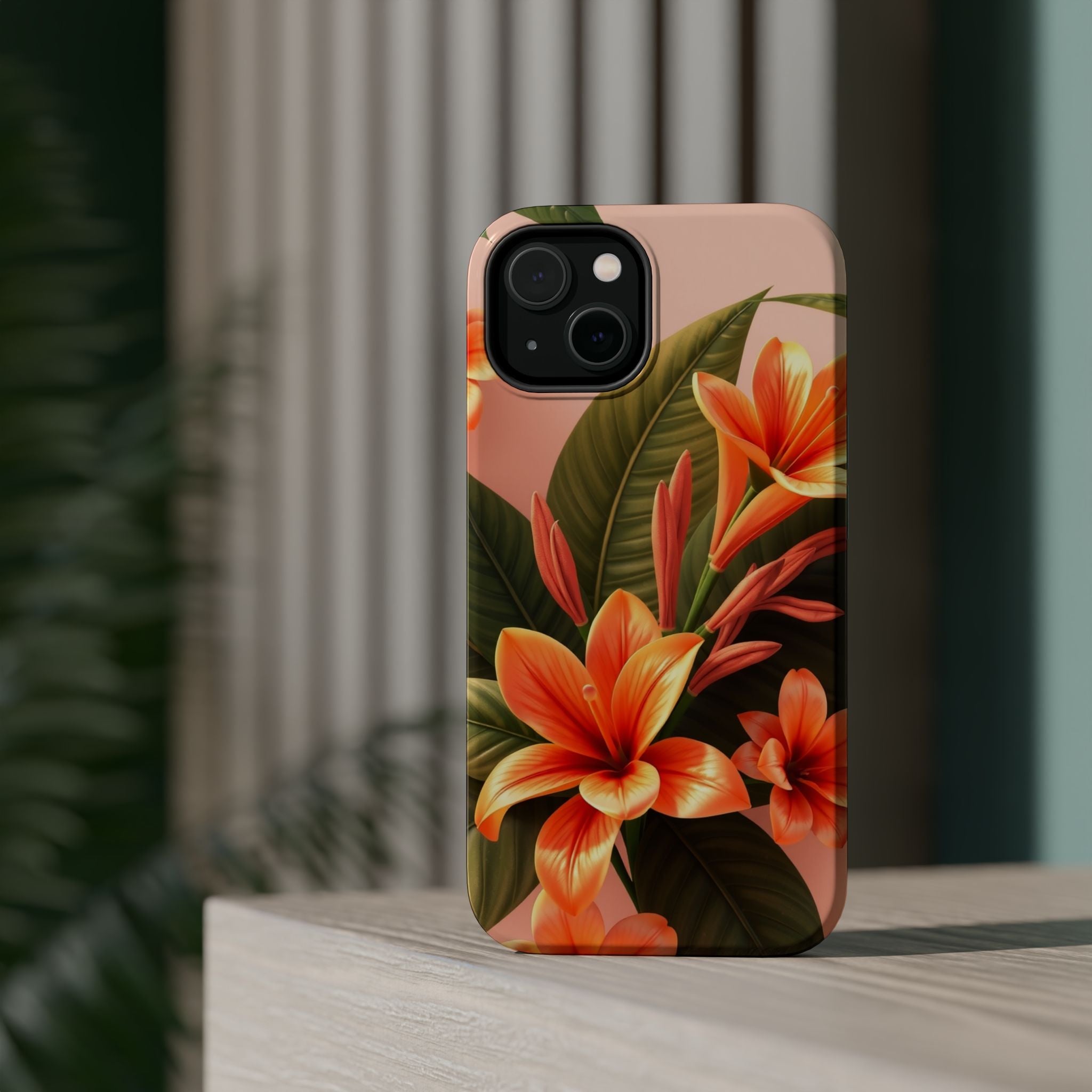 iPhone Tropical Bloom 3D Digital Bold Modern Everyday Snap Case · iPhone Case
