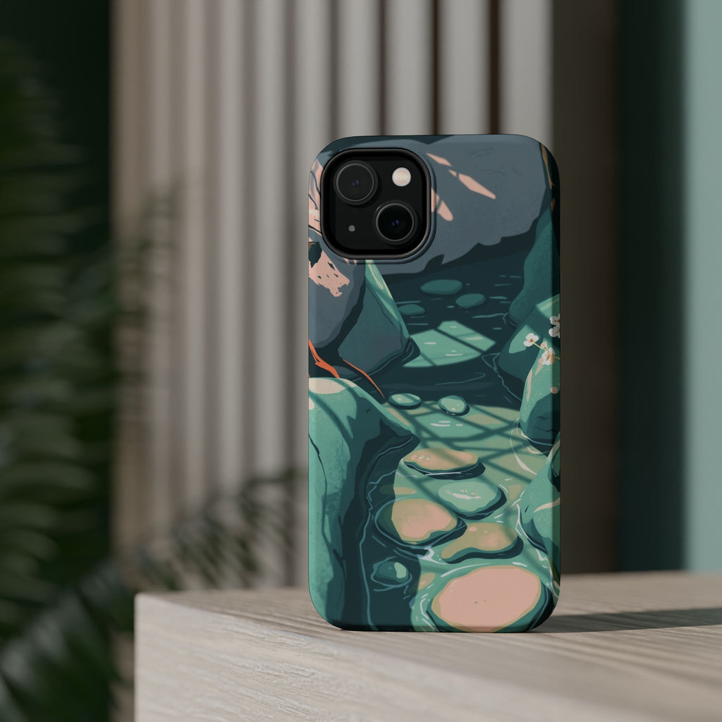 iPhone Vibrant Spring Creek Design 19 Slim Everyday Designer Case · iPhone Case