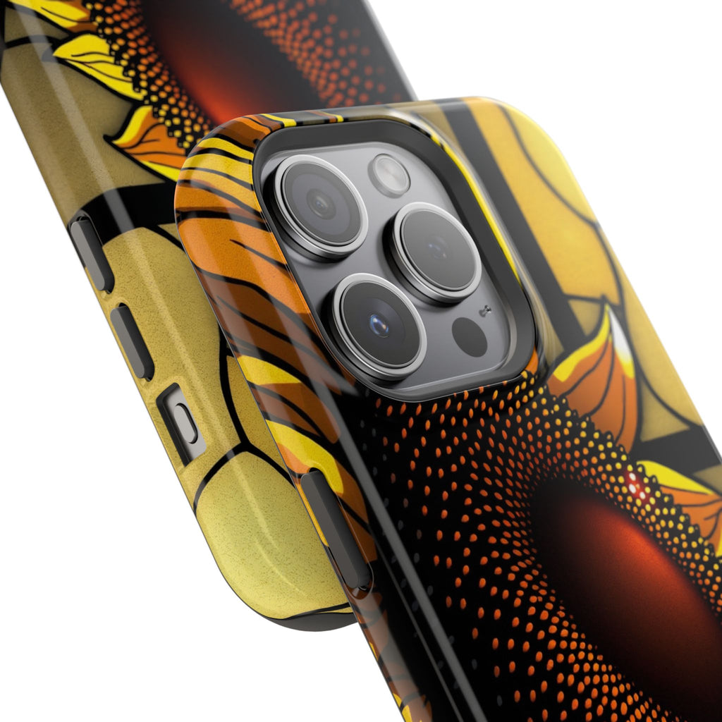 iPhone Sunflower Pop Stained Glass Bold Modern Everyday Snap Case · iPhone Case