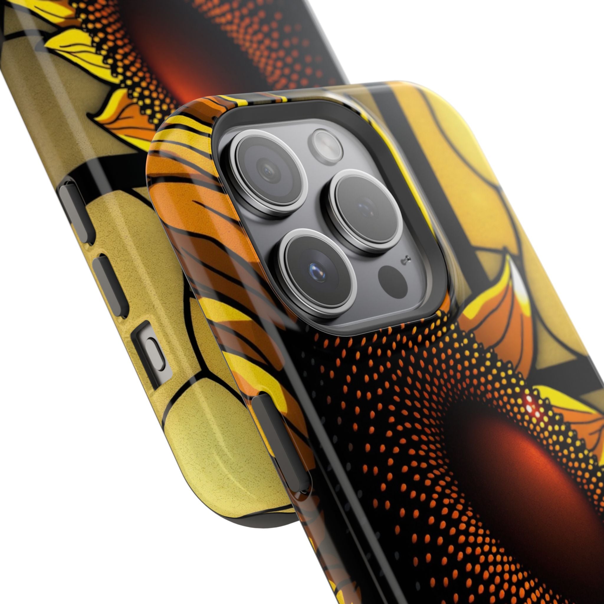 iPhone Sunflower Pop Stained Glass Bold Modern Everyday Snap Case · iPhone Case