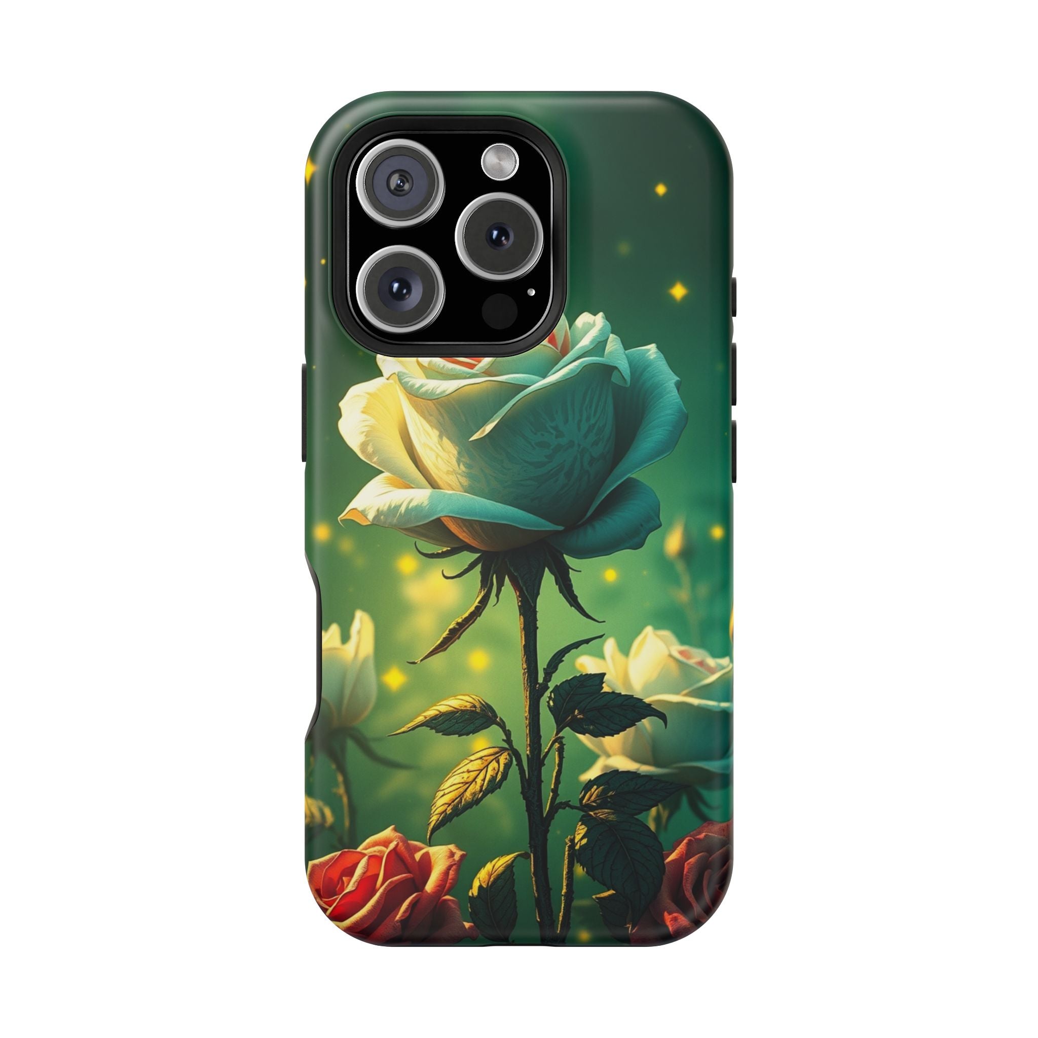 iPhone Earthy Rose Garden Design Bold Modern Everyday Snap Case · iPhone Case