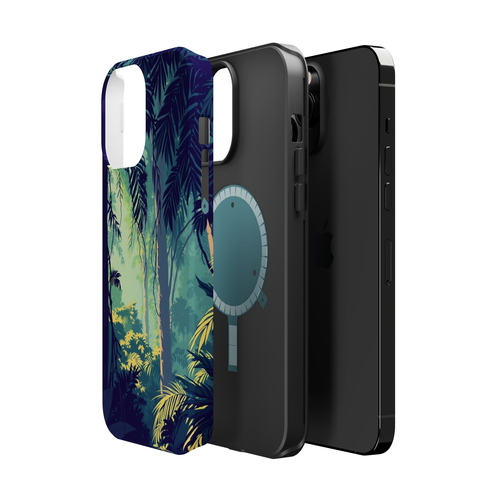 iPhone Mint And Blush Rainforest Canopy Slim Everyday iPhone Designer · iPhone C