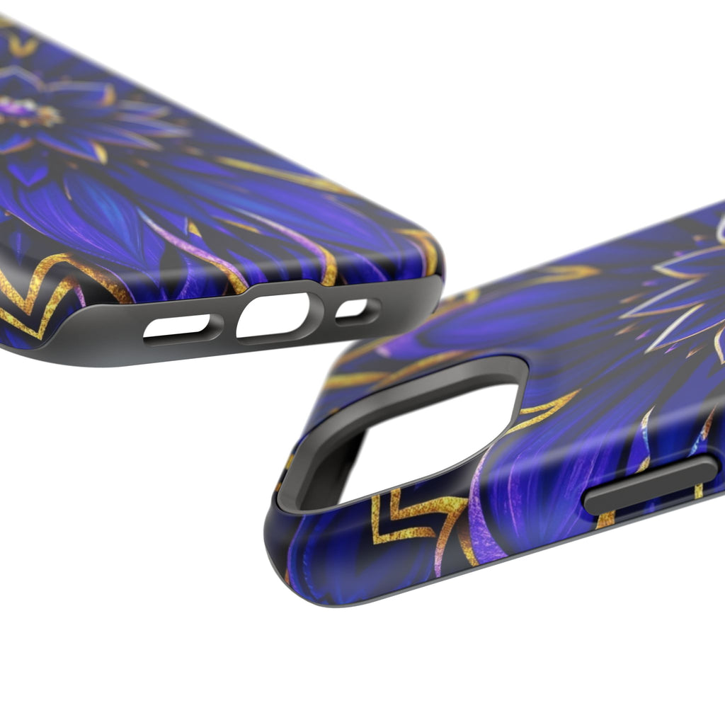iPhone Floral Mandala Electric Art 14 Slim Everyday Designer Case · iPhone Case