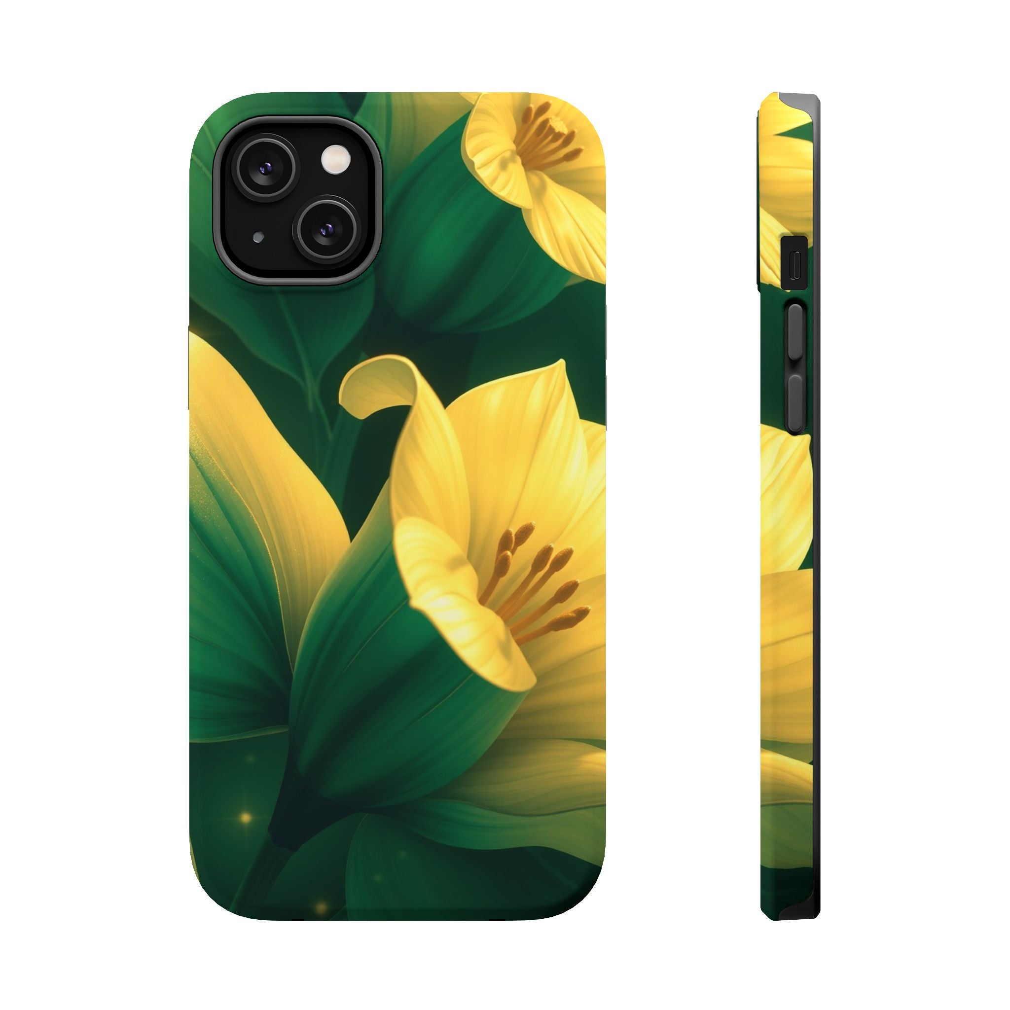 iPhone Night Bloomer Gold Foil Luxury Slim Everyday Designer Case · iPhone Case