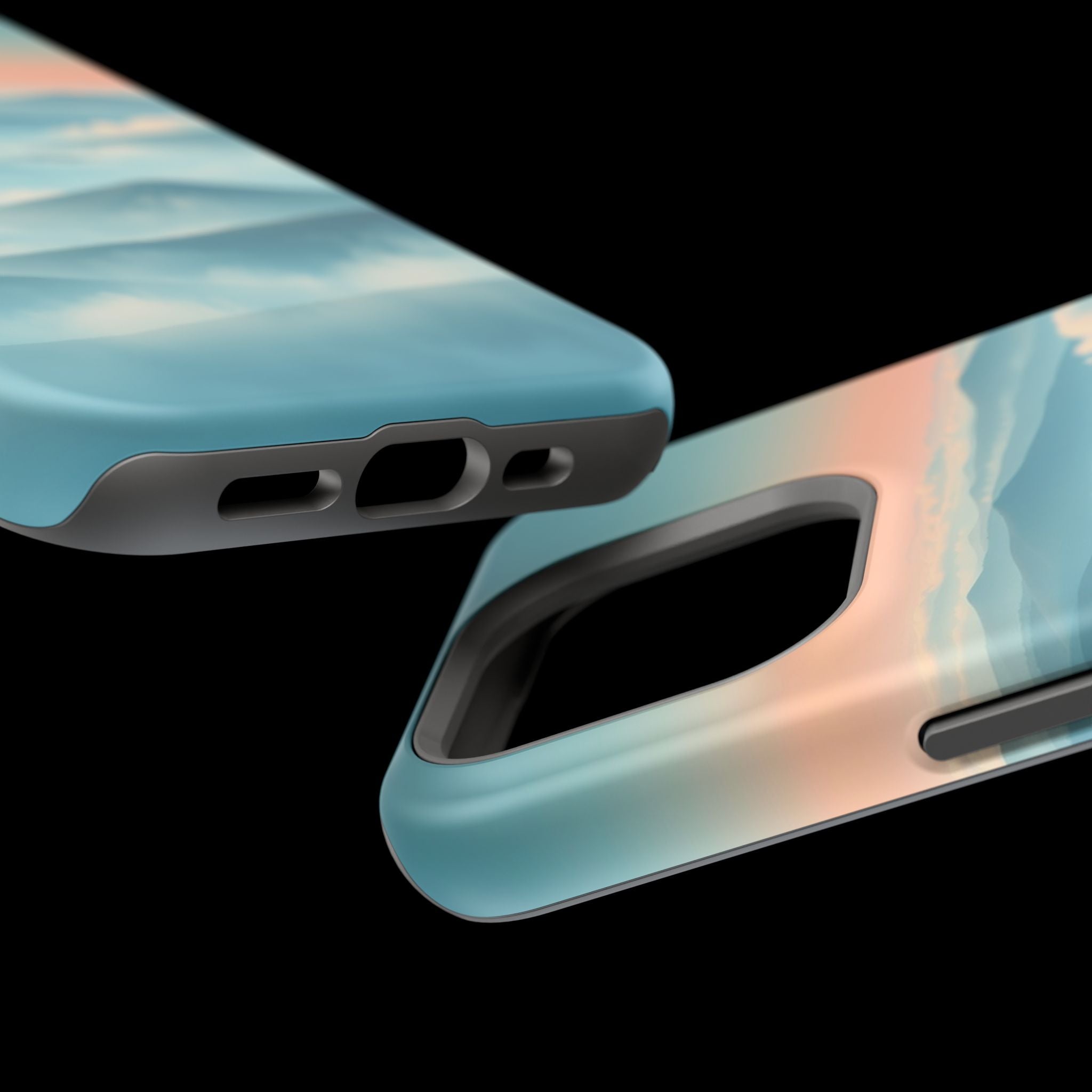 iPhone Fog Rolling Over Hills Electric Art Slim iPhone 17 Everyday · iPhone Case