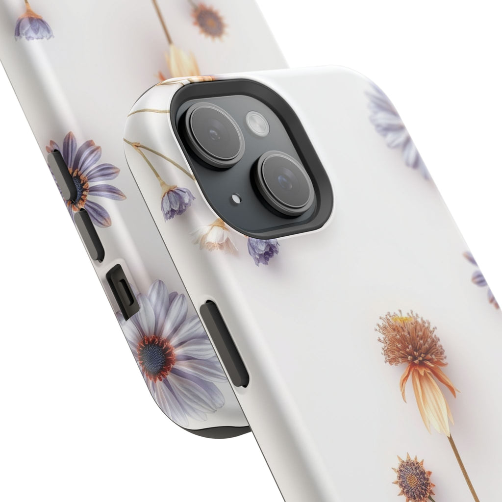 iPhone Dried Flower Flat Lay Bold Art Slim Everyday Designer Case · iPhone Case