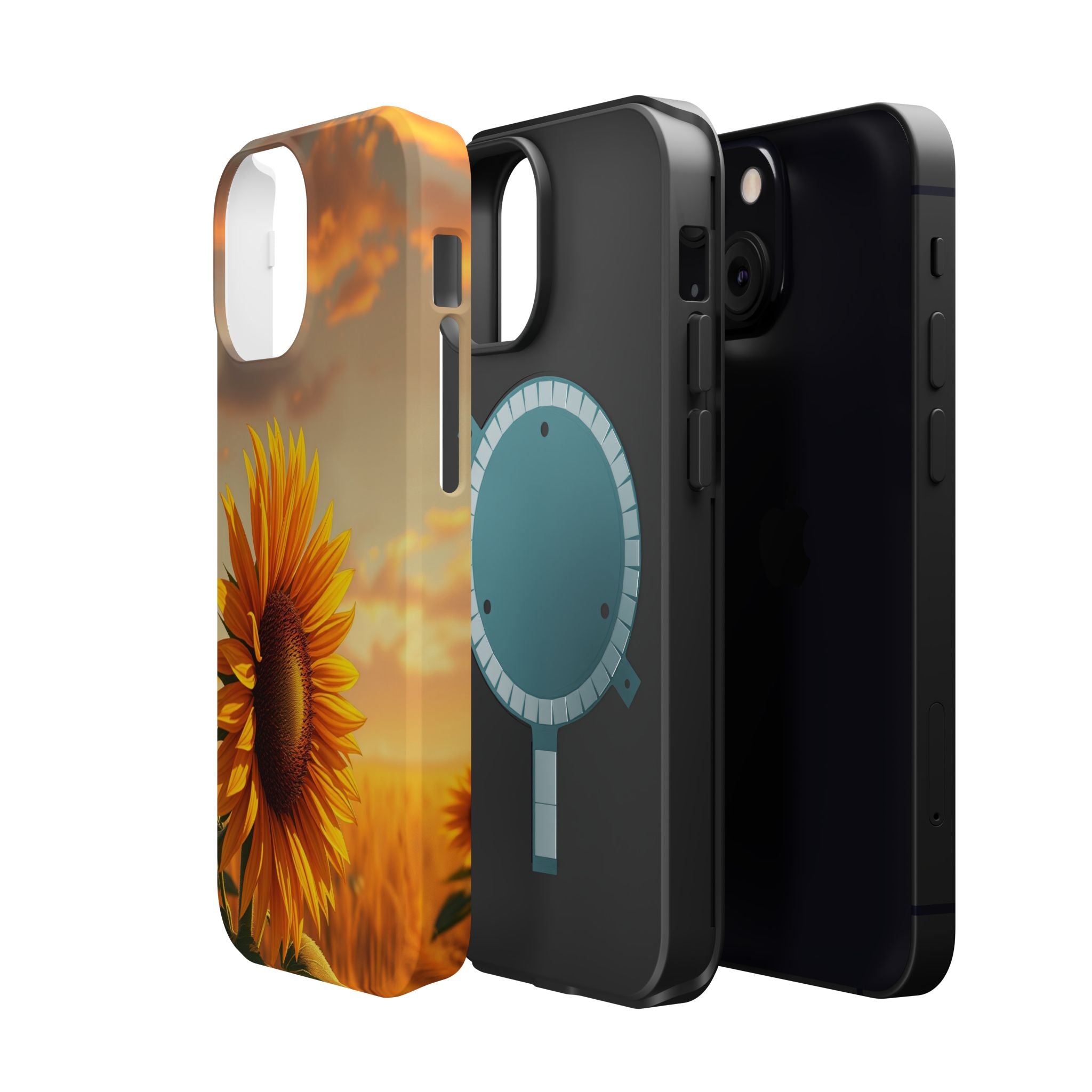 iPhone Sunflower Prairie Electric Art Slim Everyday Designer Case · iPhone Case