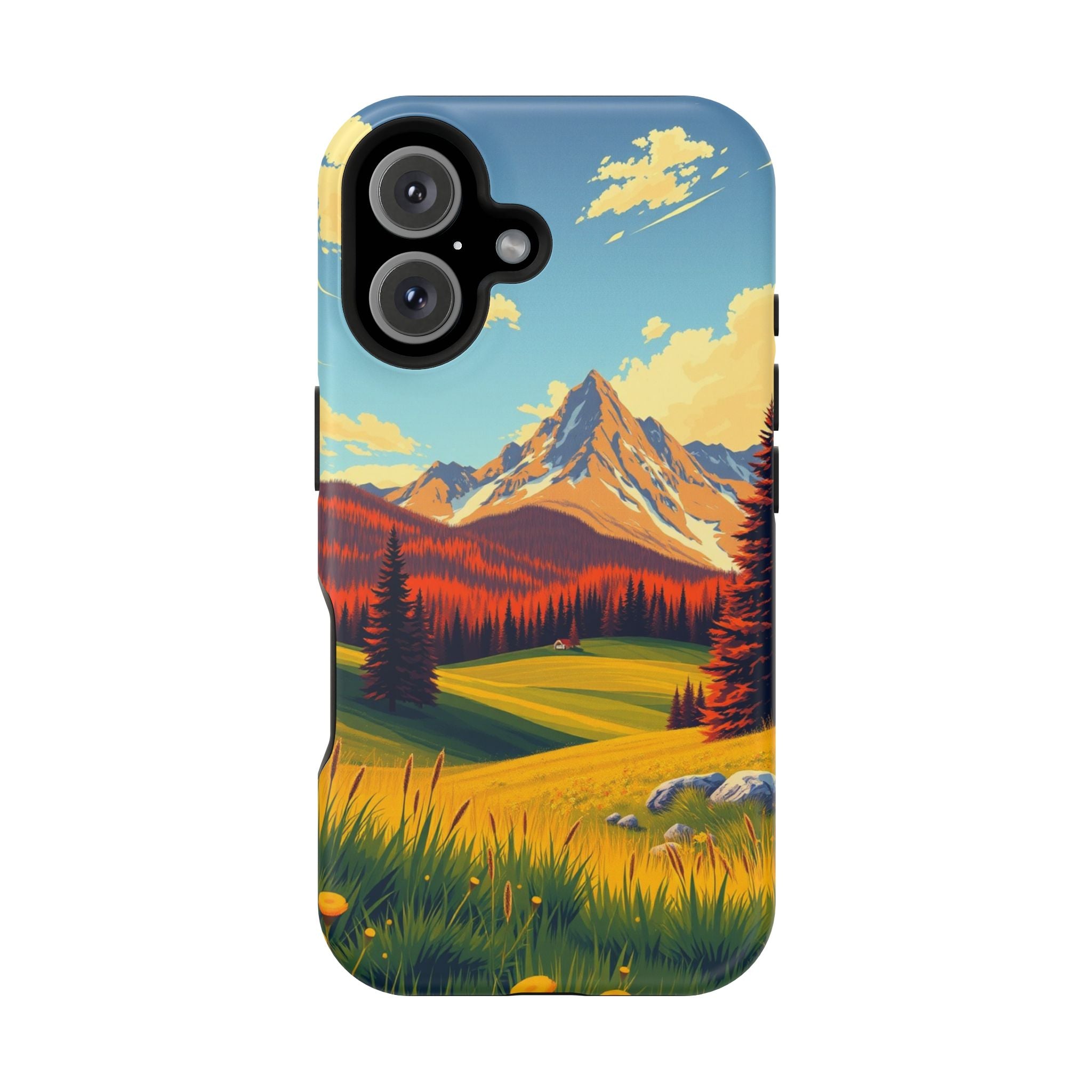 iPhone Radiant Alpine Meadow Design Slim Everyday Designer Case · iPhone Case