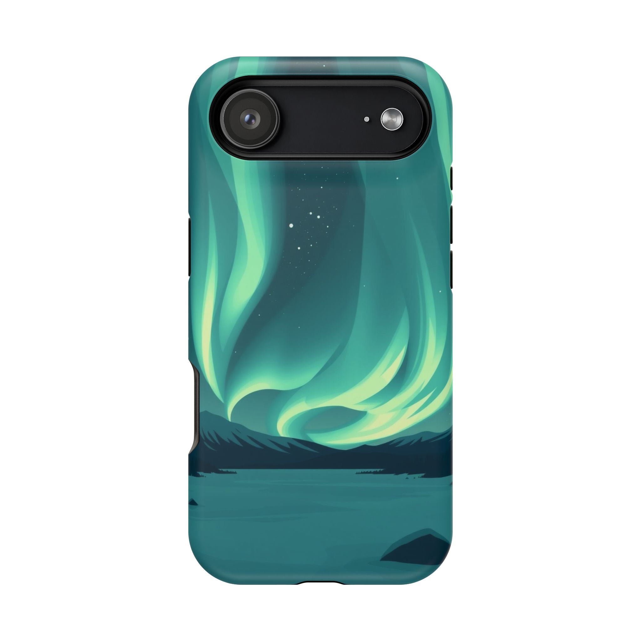 iPhone Northern Lights Abstract Geometric Slim iPhone Everyday Designer · iPhone