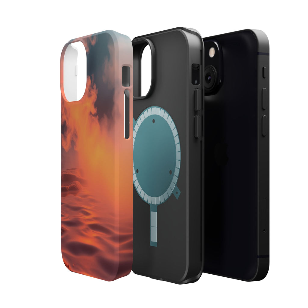 iPhone Burnt Orange And Sand Hot Spring Steam Slim iPhone Everyday · iPhone Case
