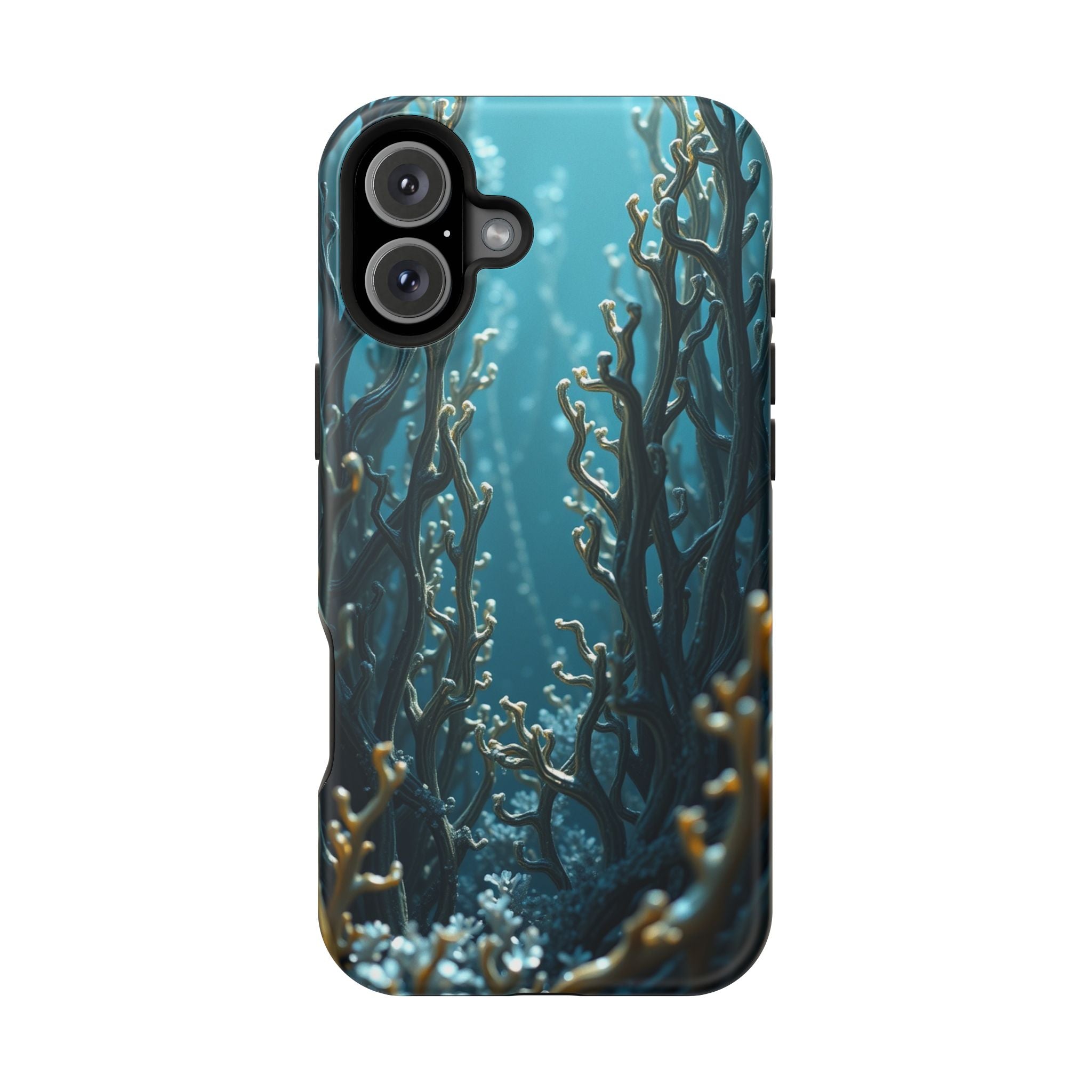 iPhone Midnight Blue And Silver Kelp Forest Slim iPhone Everyday · iPhone Case