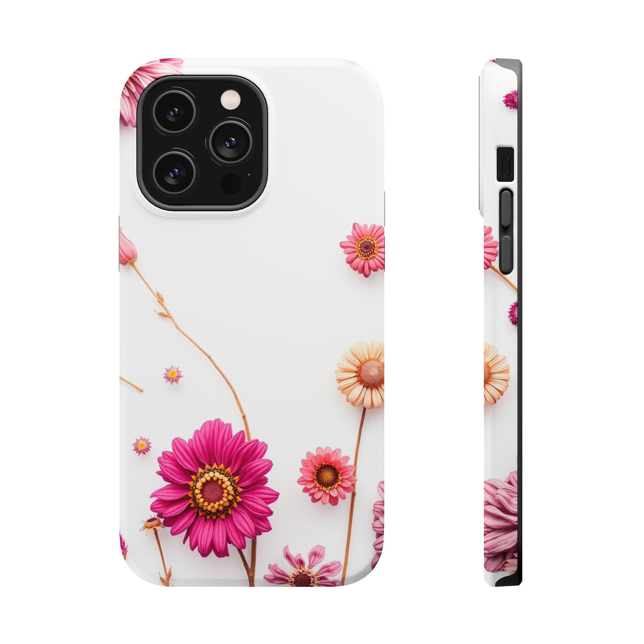 iPhone Earthy Dried Flower Flat Lay Design Slim iPhone Everyday · iPhone Case