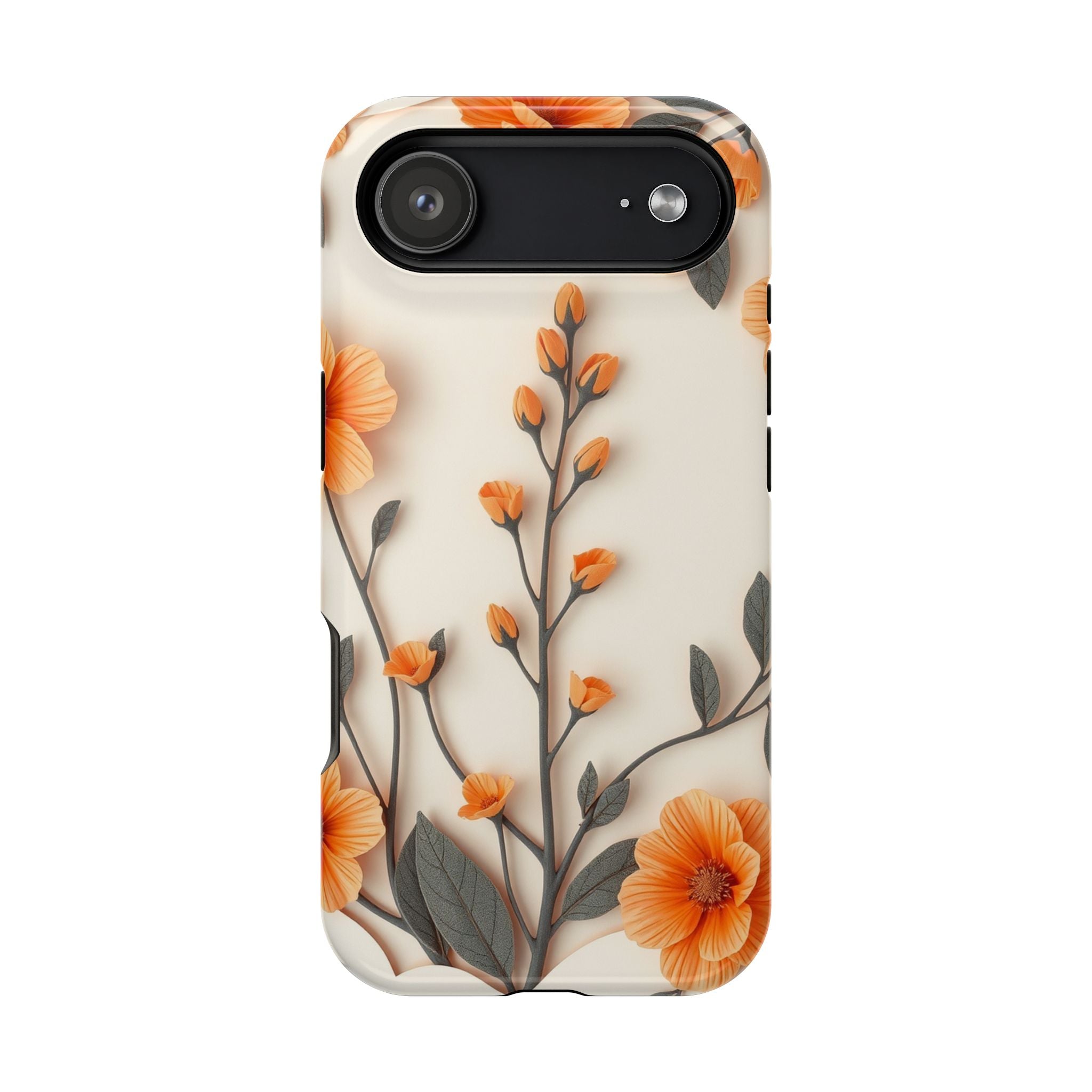 iPhone Vintage Botanical Print Paper Cut Art Slim iPhone Everyday · iPhone Case