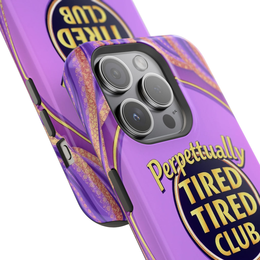 iPhone Perpetually Tired Club Bold Art Slim Everyday Designer Case · iPhone Case