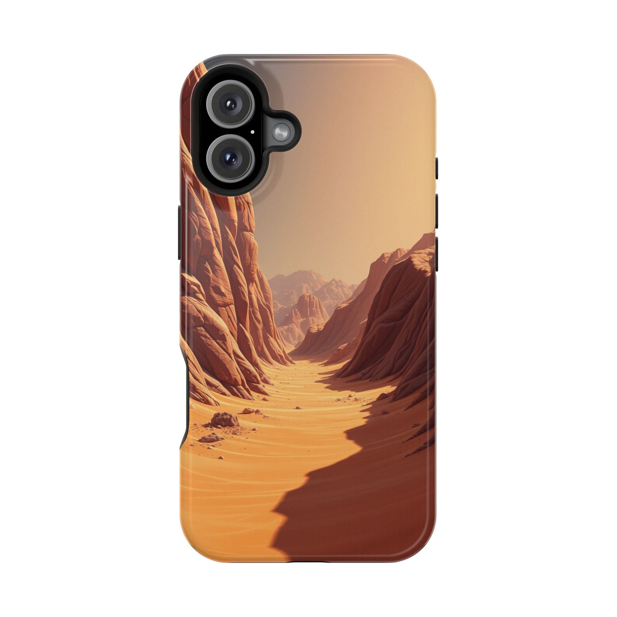 iPhone Burnt Orange And Sand Valley Floor Slim iPhone 20 Everyday · iPhone Case