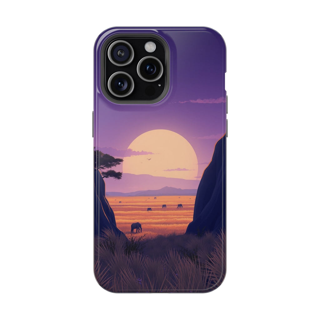iPhone Lavender And Pearl Savanna Horizon Slim iPhone 18 Everyday · iPhone Case