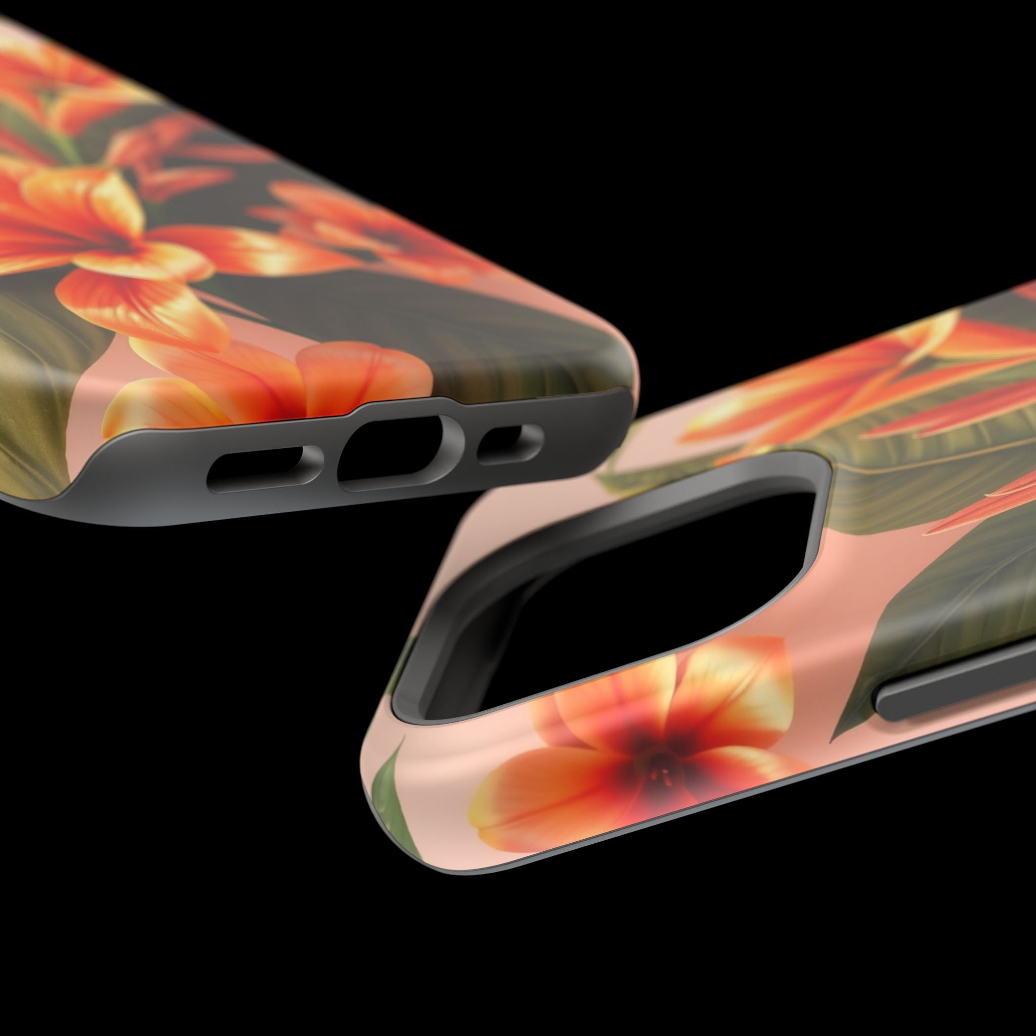 iPhone Tropical Bloom 3D Digital Bold Modern Everyday Snap Case · iPhone Case