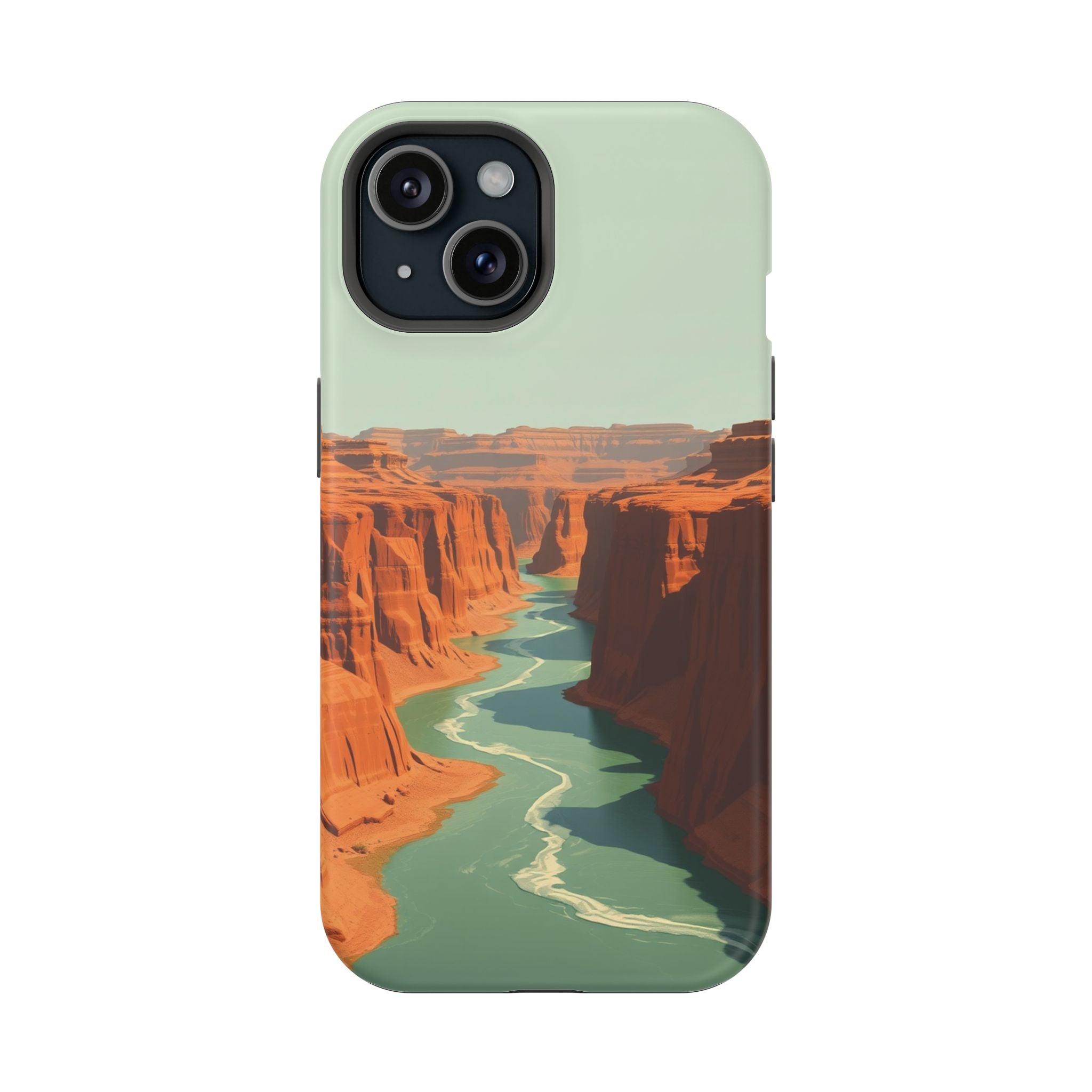 iPhone Burnt Orange And Sand River Canyon Slim iPhone Everyday Designer · iPhone