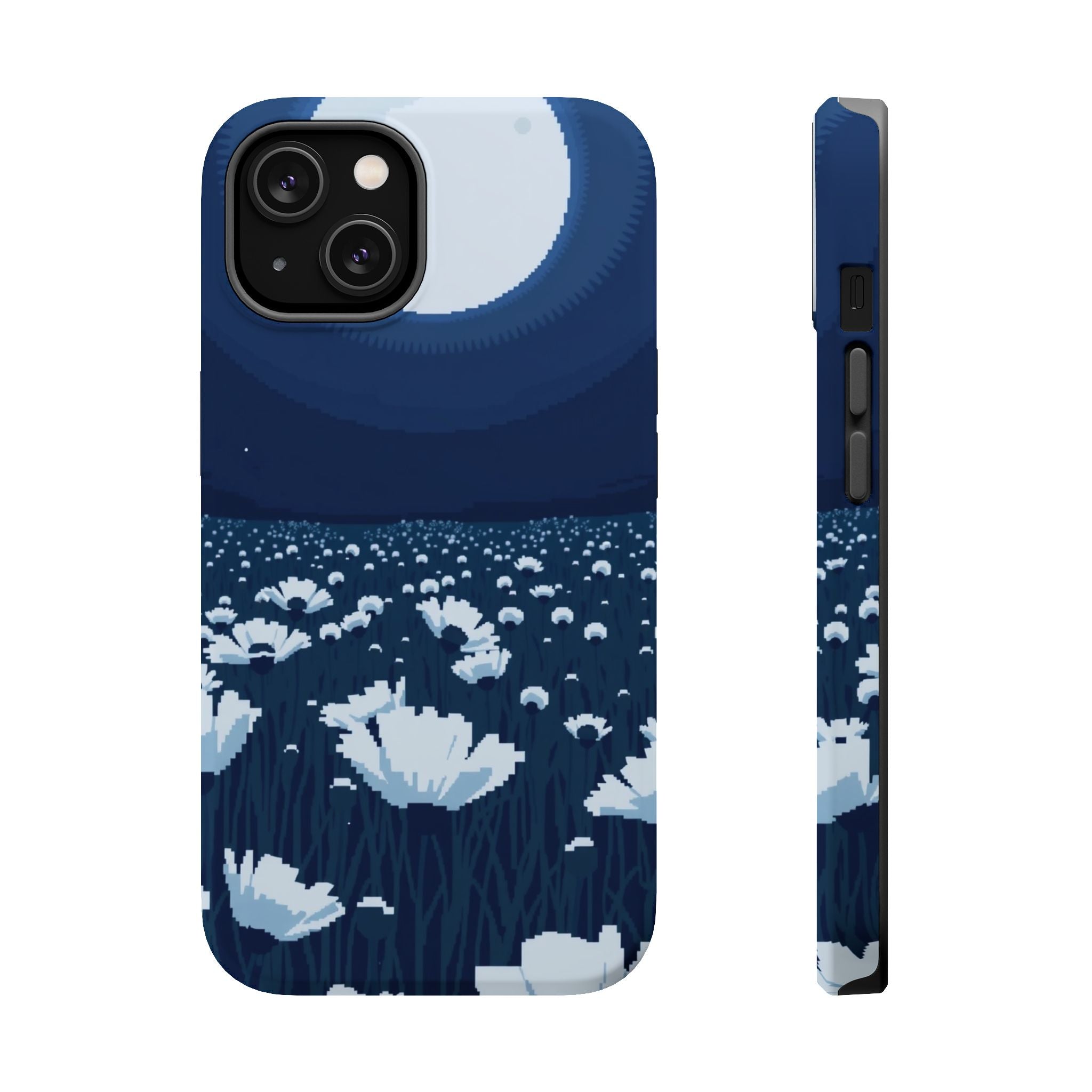 iPhone Poppy Field Pixel Art -Bit Bold Modern Everyday Snap Case · iPhone Case