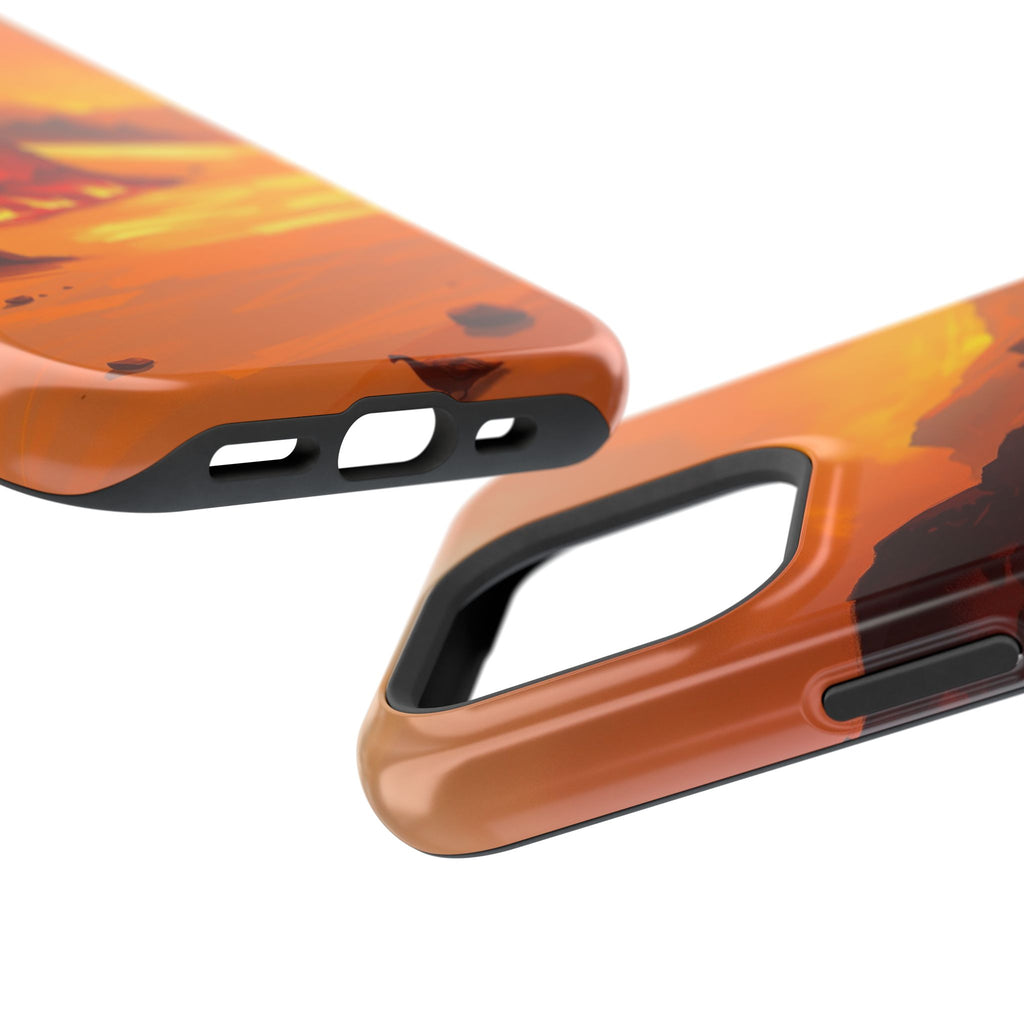 iPhone Burnt Orange And Sand Wildfire Glow Slim iPhone Everyday · iPhone Case