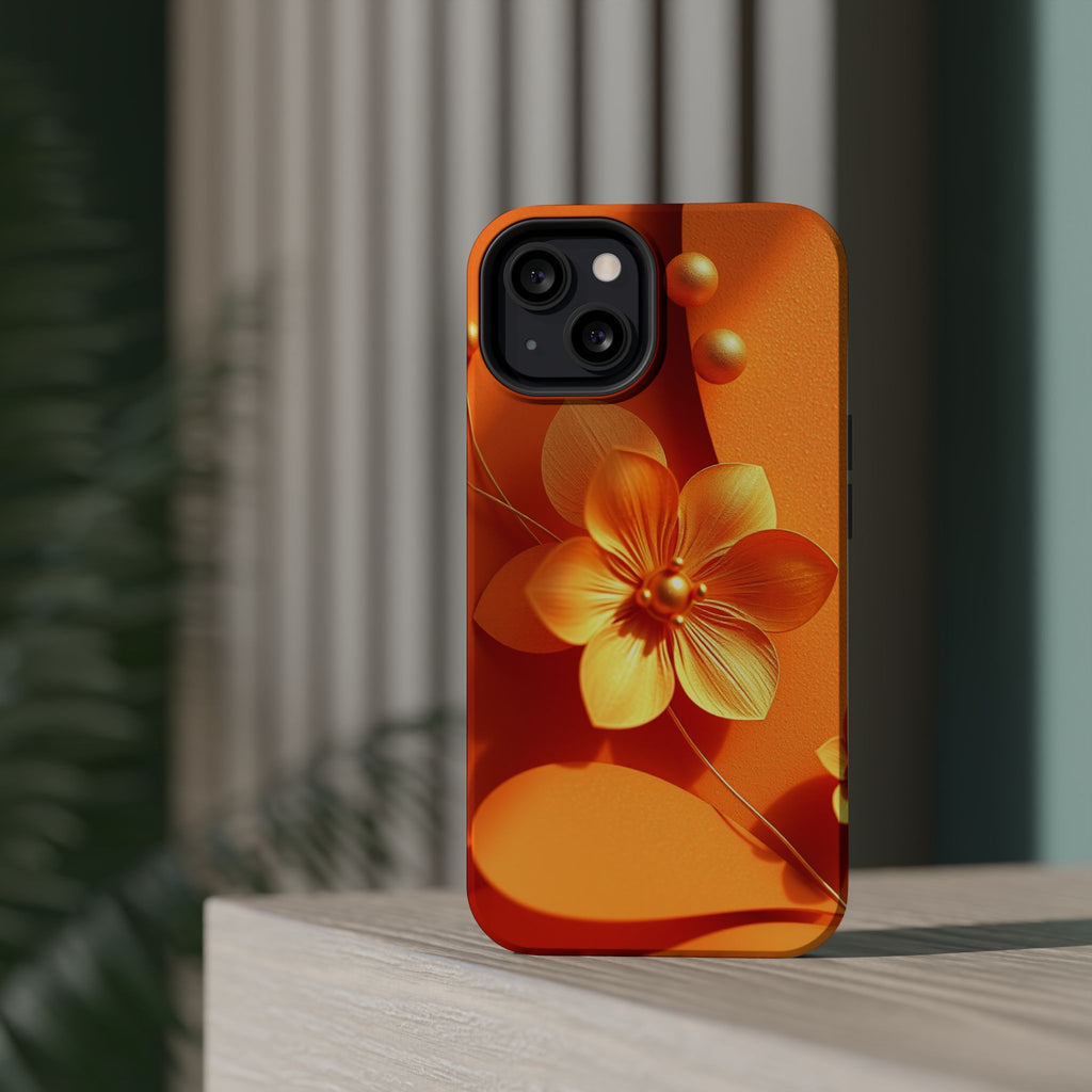 iPhone Floral Geometric Gold Foil Luxury Slim Everyday iPhone Designer · iPhone