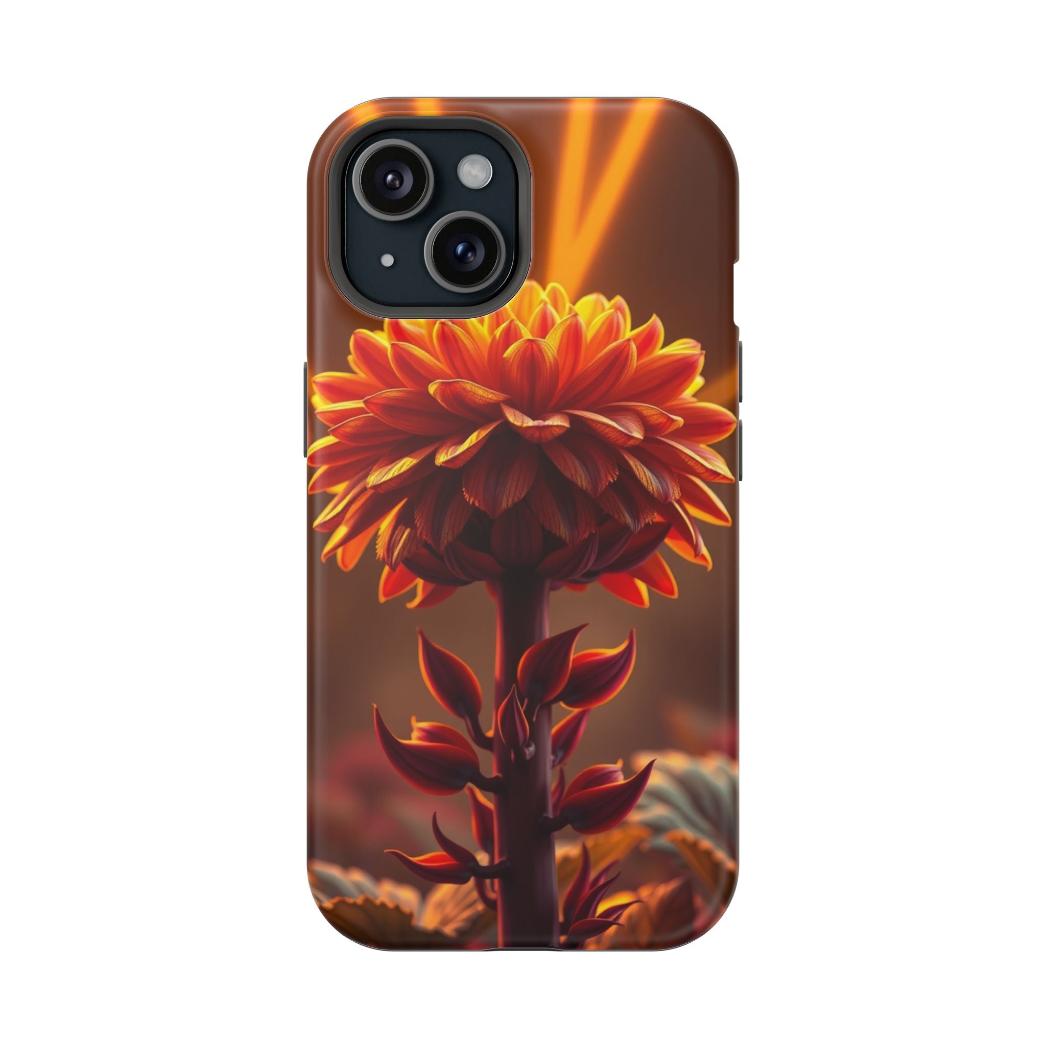 iPhone Mustard And Rust Ranunculus Stack Slim Everyday iPhone Designer · iPhone
