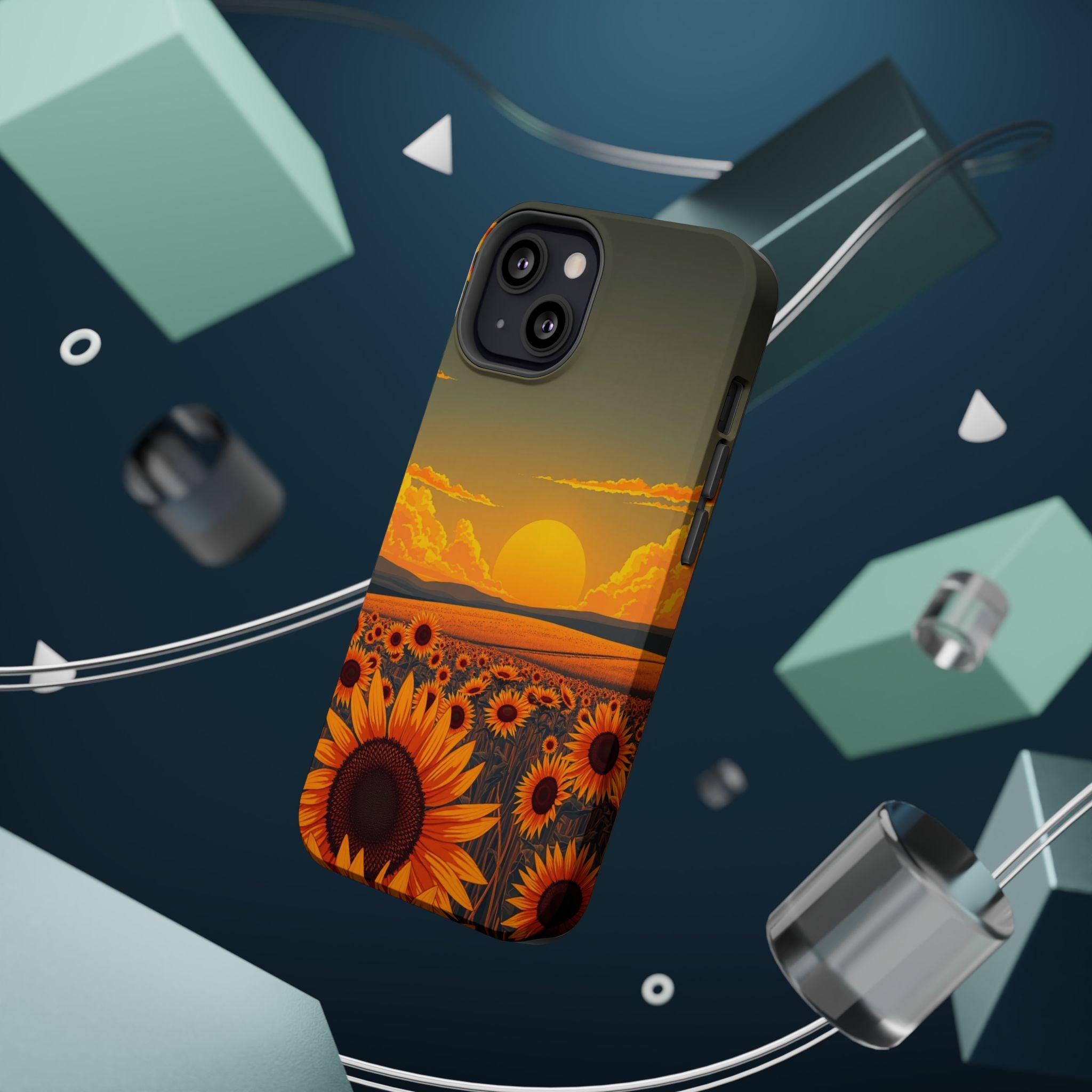 iPhone Vibrant Sunflower Prairie Design Slim Everyday iPhone Designer · iPhone C