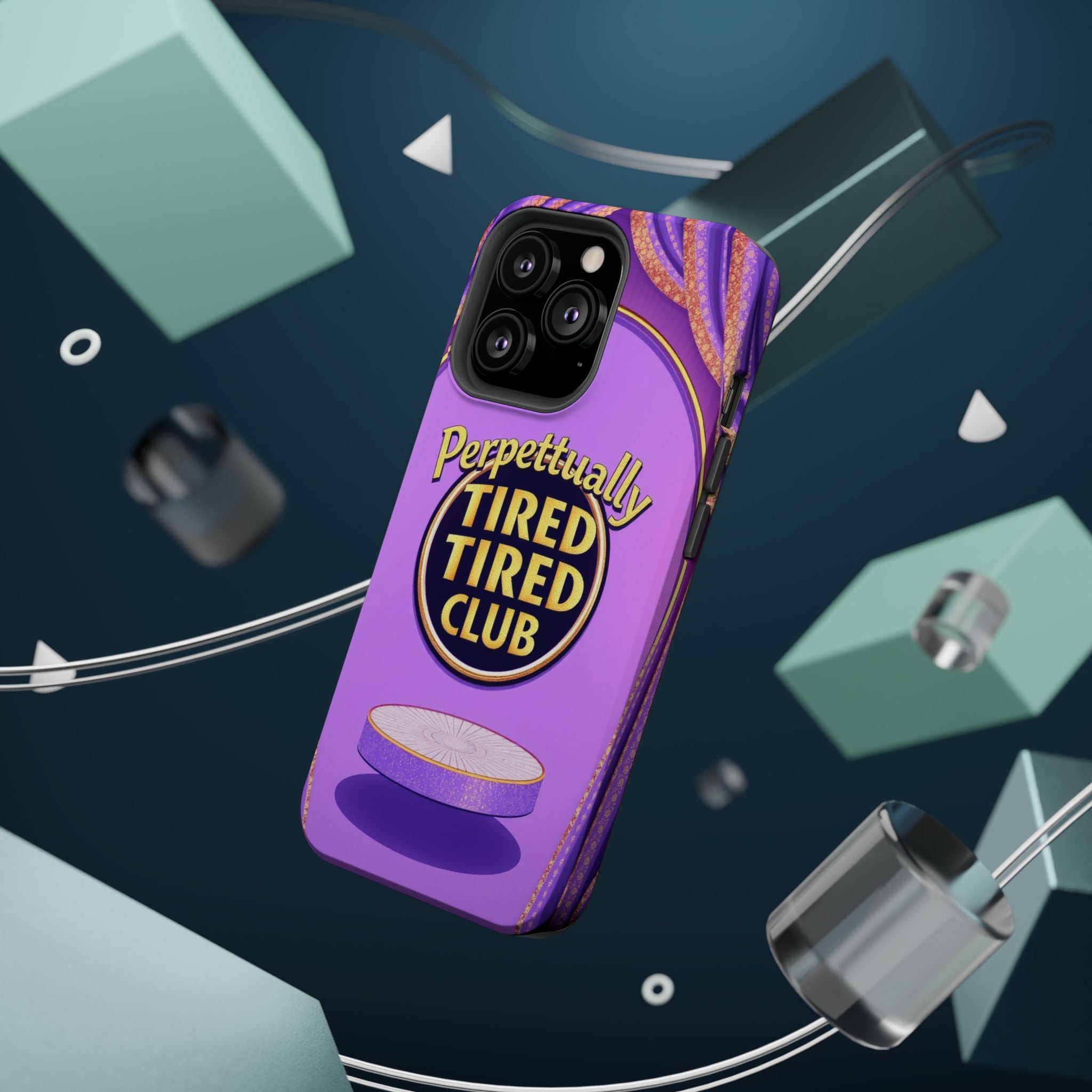 iPhone Perpetually Tired Club Bold Art Slim Everyday Designer Case · iPhone Case