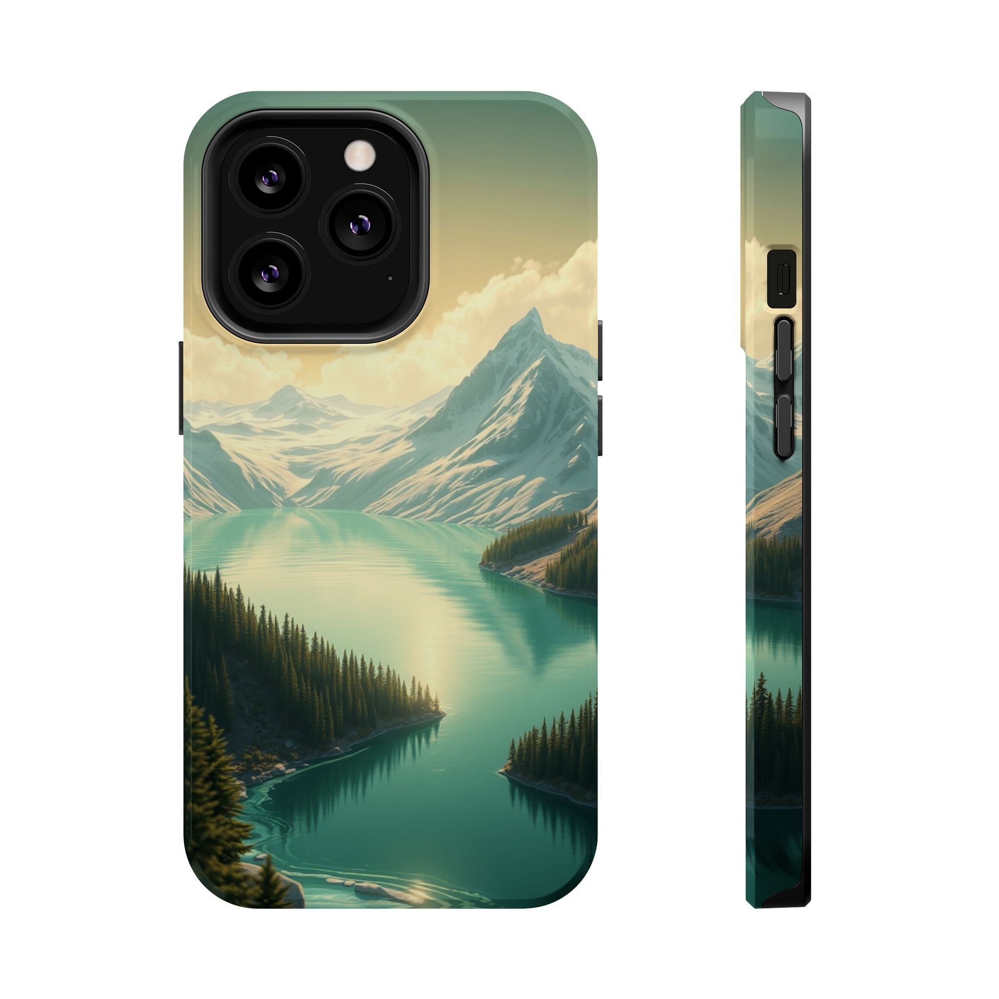 iPhone Glacier Lake Bold Art Slim Everyday Designer Case · iPhone Case