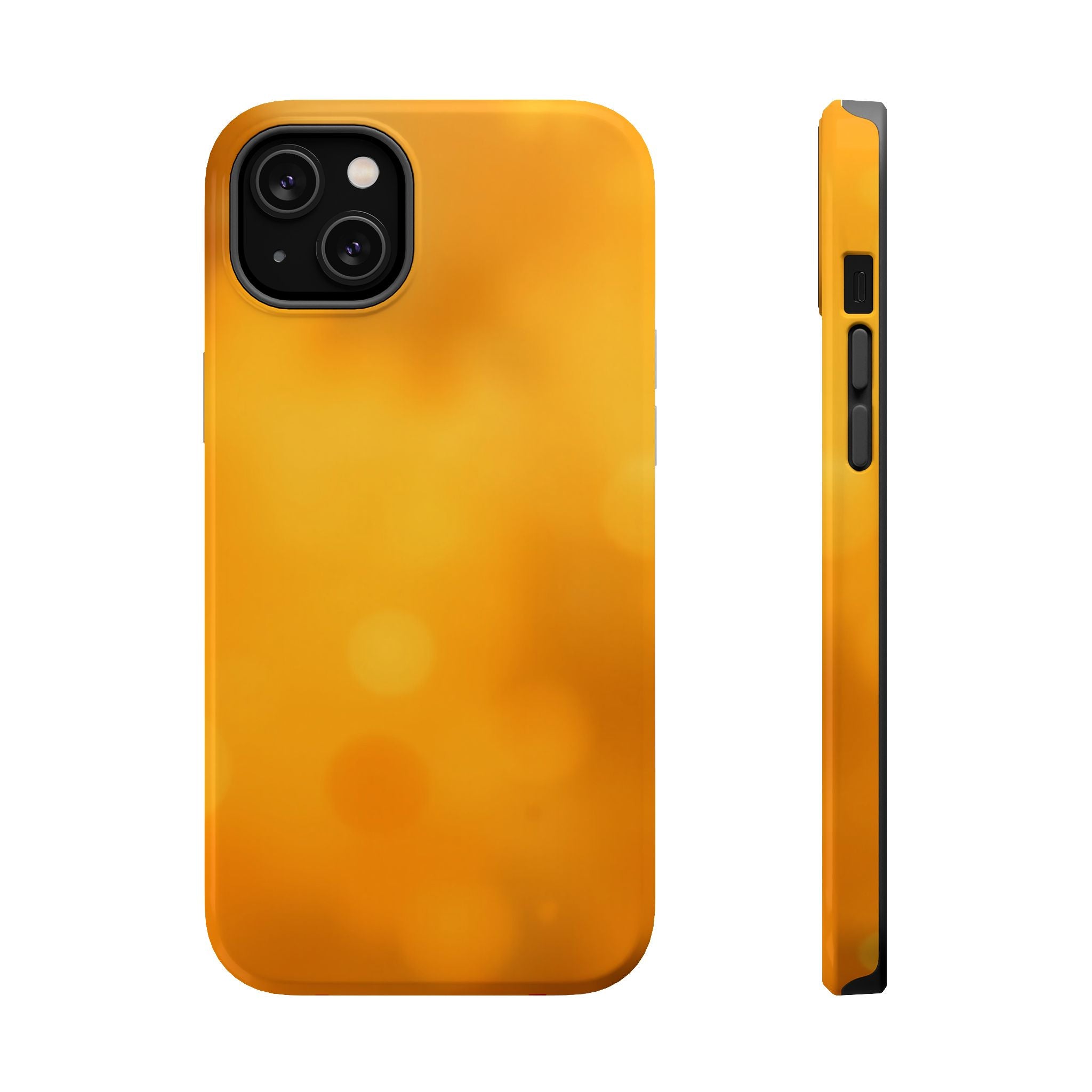 iPhone Mustard And Rust Pixel Blur Bold Modern Everyday Snap Case · iPhone Case