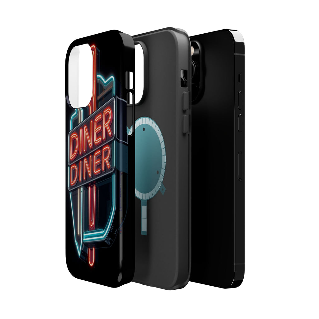 iPhone Neon Diner Sign Electric Art Slim Everyday Designer Case · iPhone Case