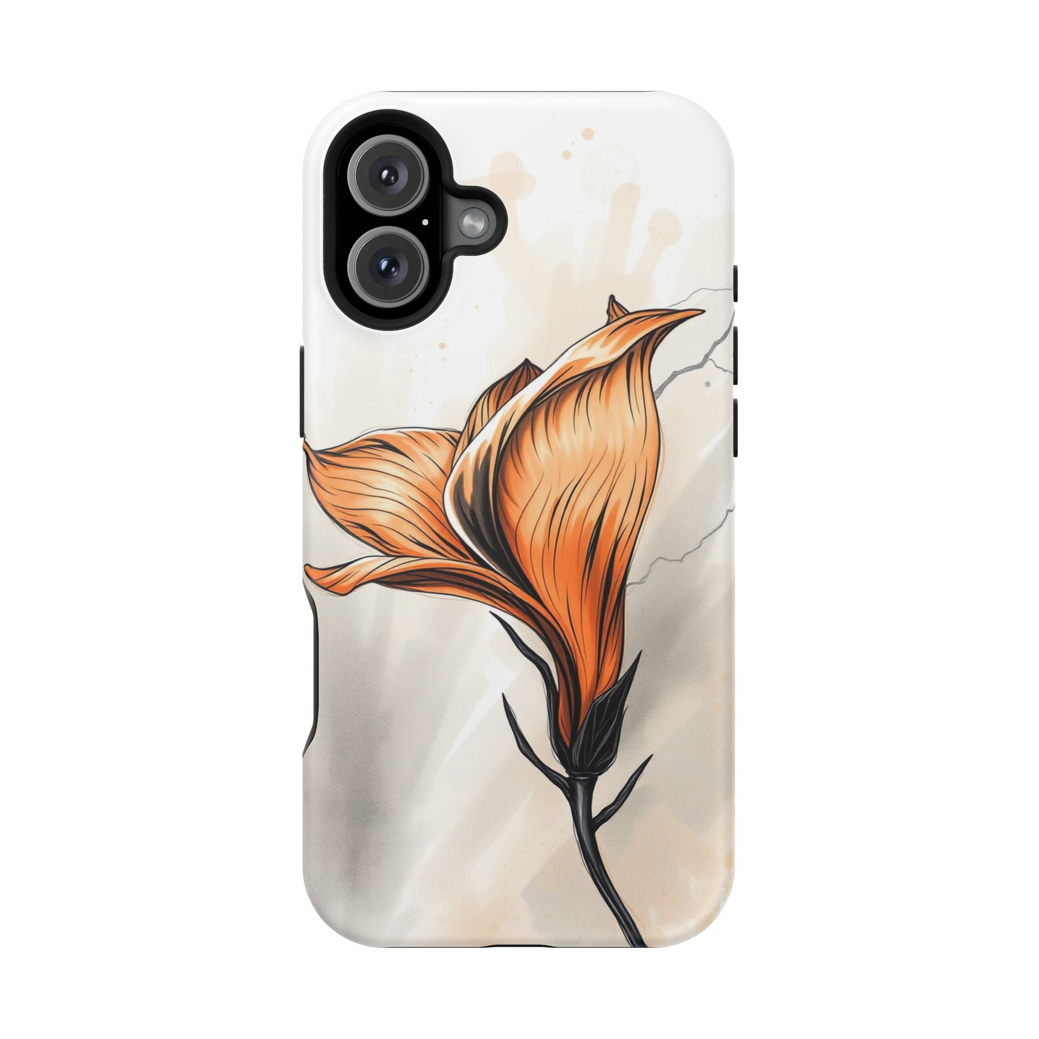 iPhone Dreamy Petal Storm Design Bold Modern Everyday Snap Case · iPhone Case