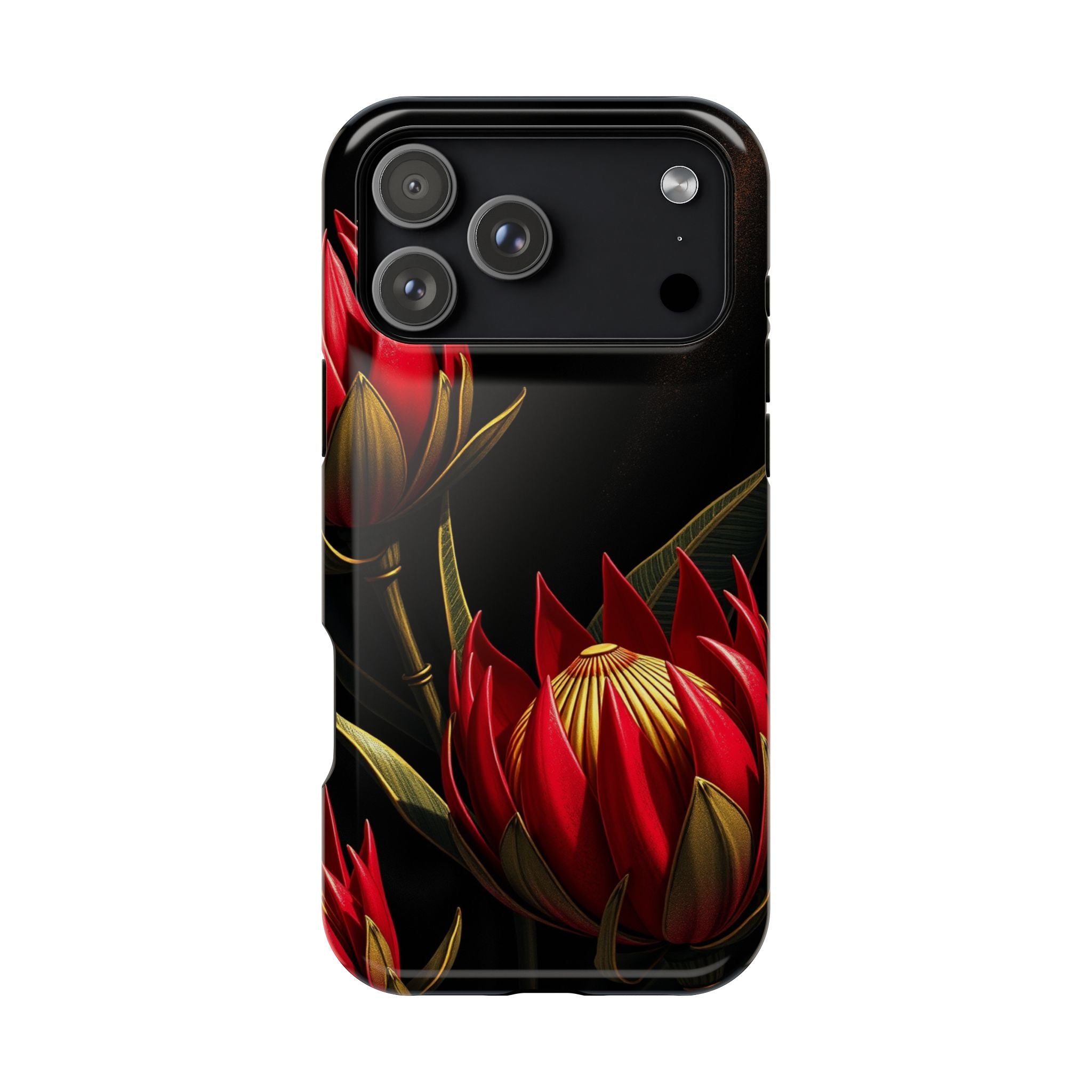 iPhone Protea Bold Gold Foil Luxury Slim Everyday Designer Case · iPhone Case