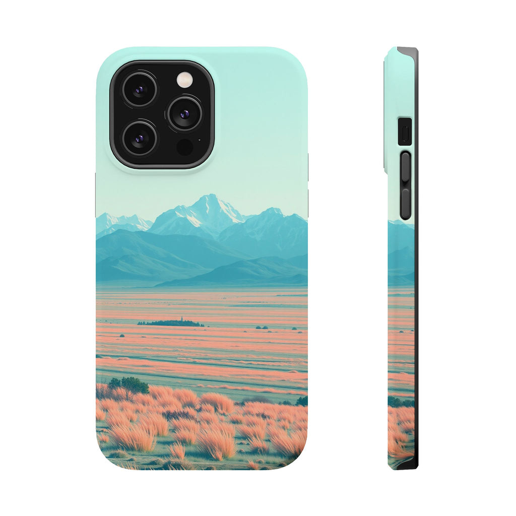 iPhone Tundra Expanse Risograph Print Slim Everyday Designer Case · iPhone Case