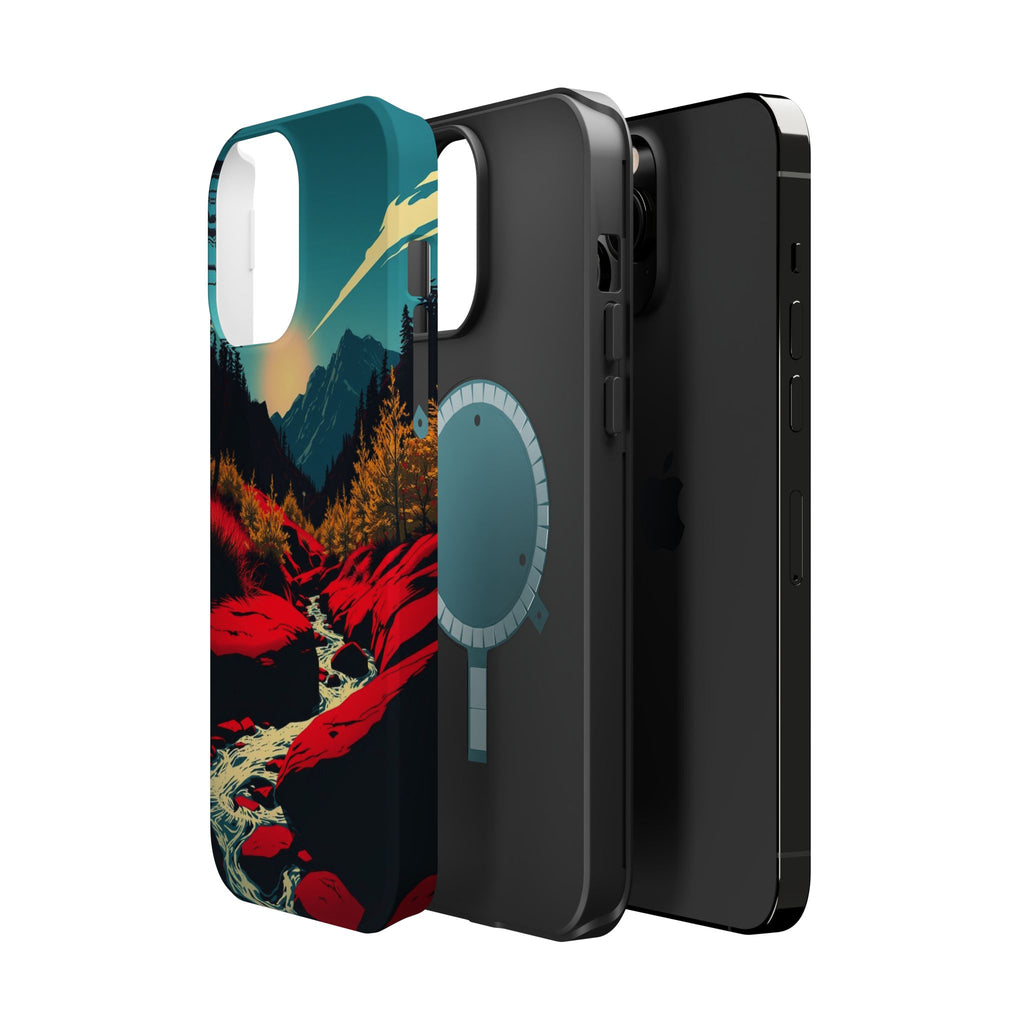 iPhone Earthy Spring Creek Design Bold Modern Everyday Snap Case · iPhone Case