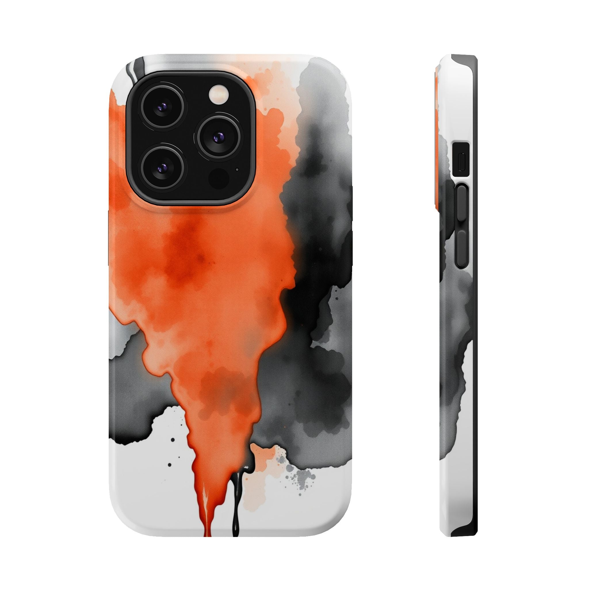 iPhone Ink Bleed Vibrant Watercolor Slim Everyday Designer Case · iPhone Case