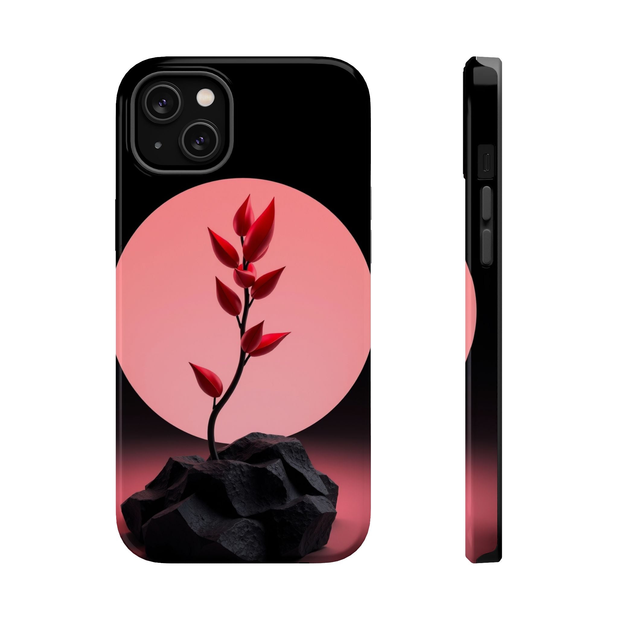 iPhone Serene Minimalist Stem Design Slim Everyday Designer Case · iPhone Case