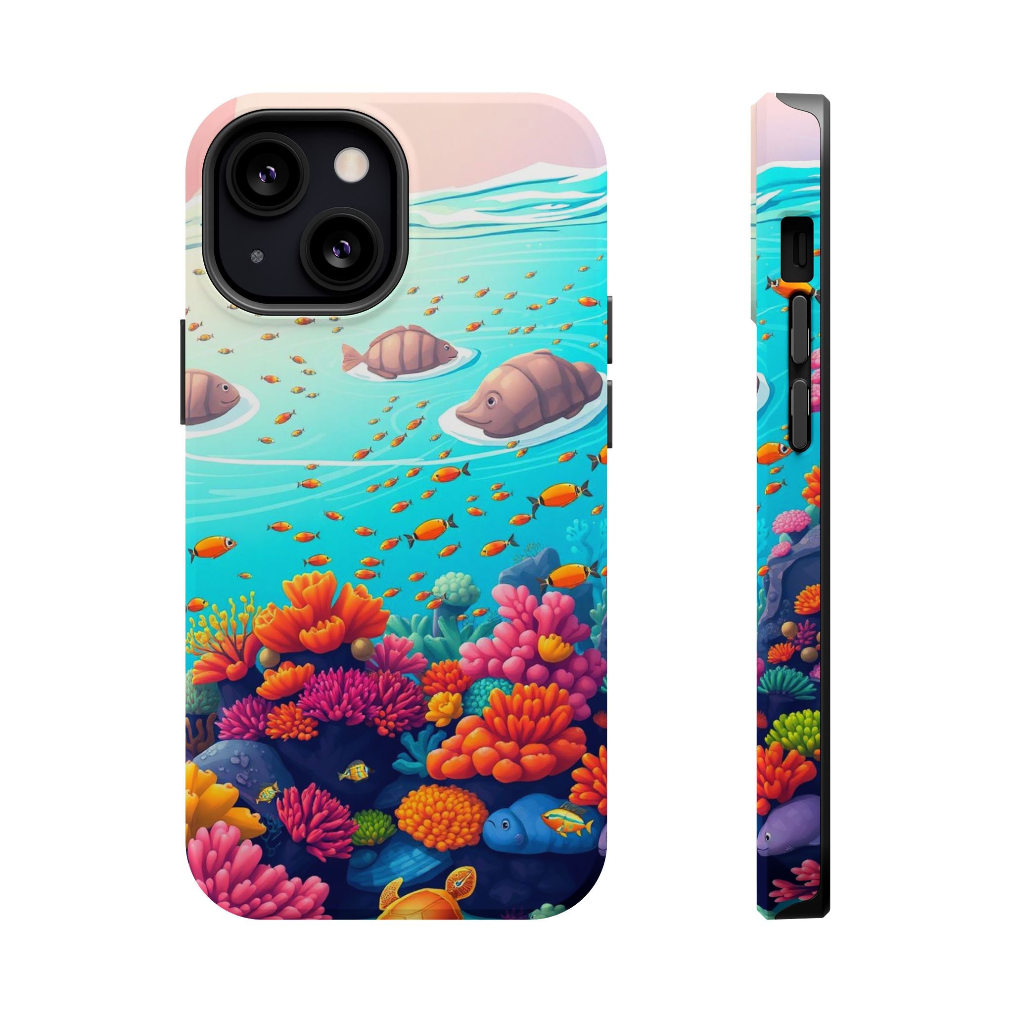iPhone Coral Reef Panorama Kids Fun Phone Case Gift Slim Snap Case · iPhone Case