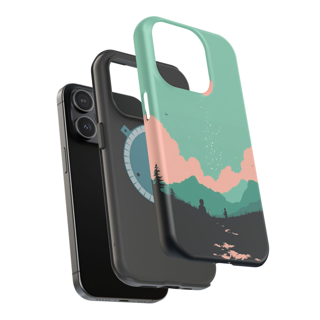 iPhone Magnetic Field Electric Art Bold Modern Everyday Snap Case · iPhone Case