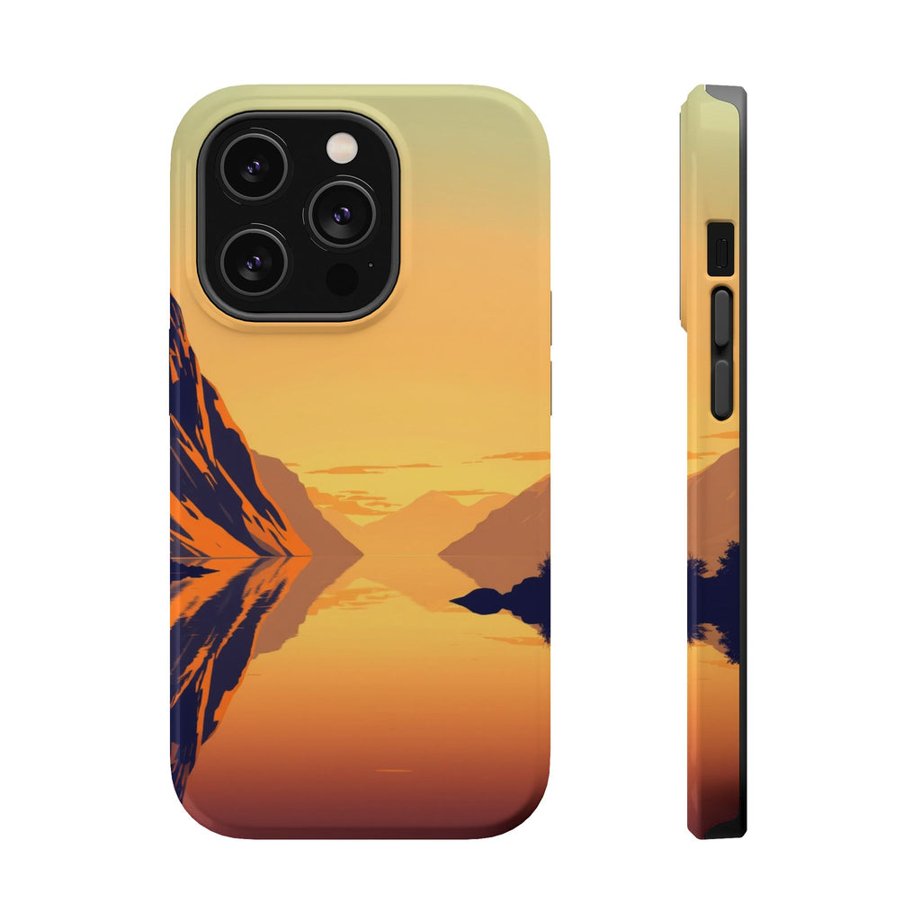 iPhone Fjord Reflection Pop Art Bold Slim Everyday Designer Case · iPhone Case