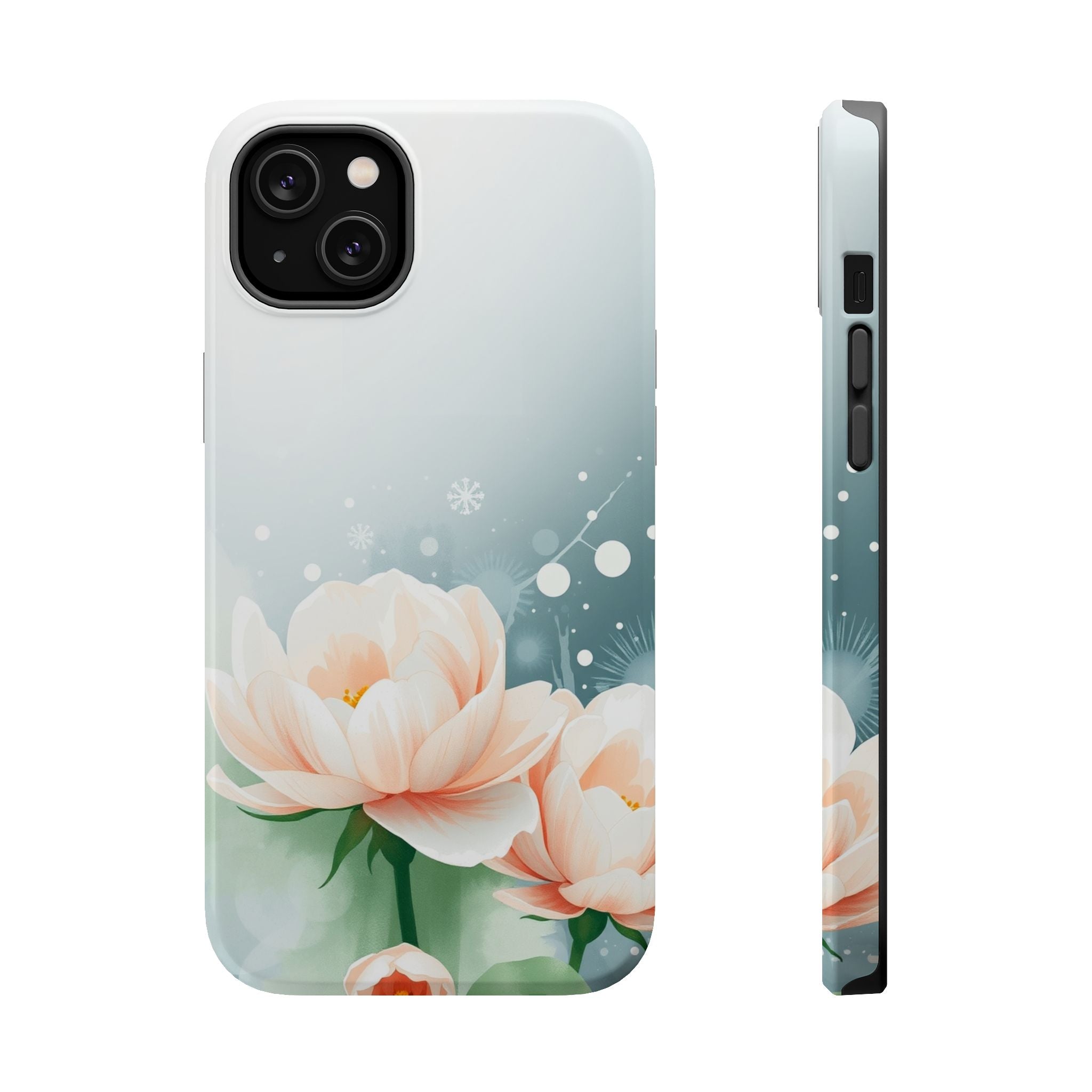 iPhone Serene Floral Watercolor Splash Design Slim iPhone Everyday · iPhone Case