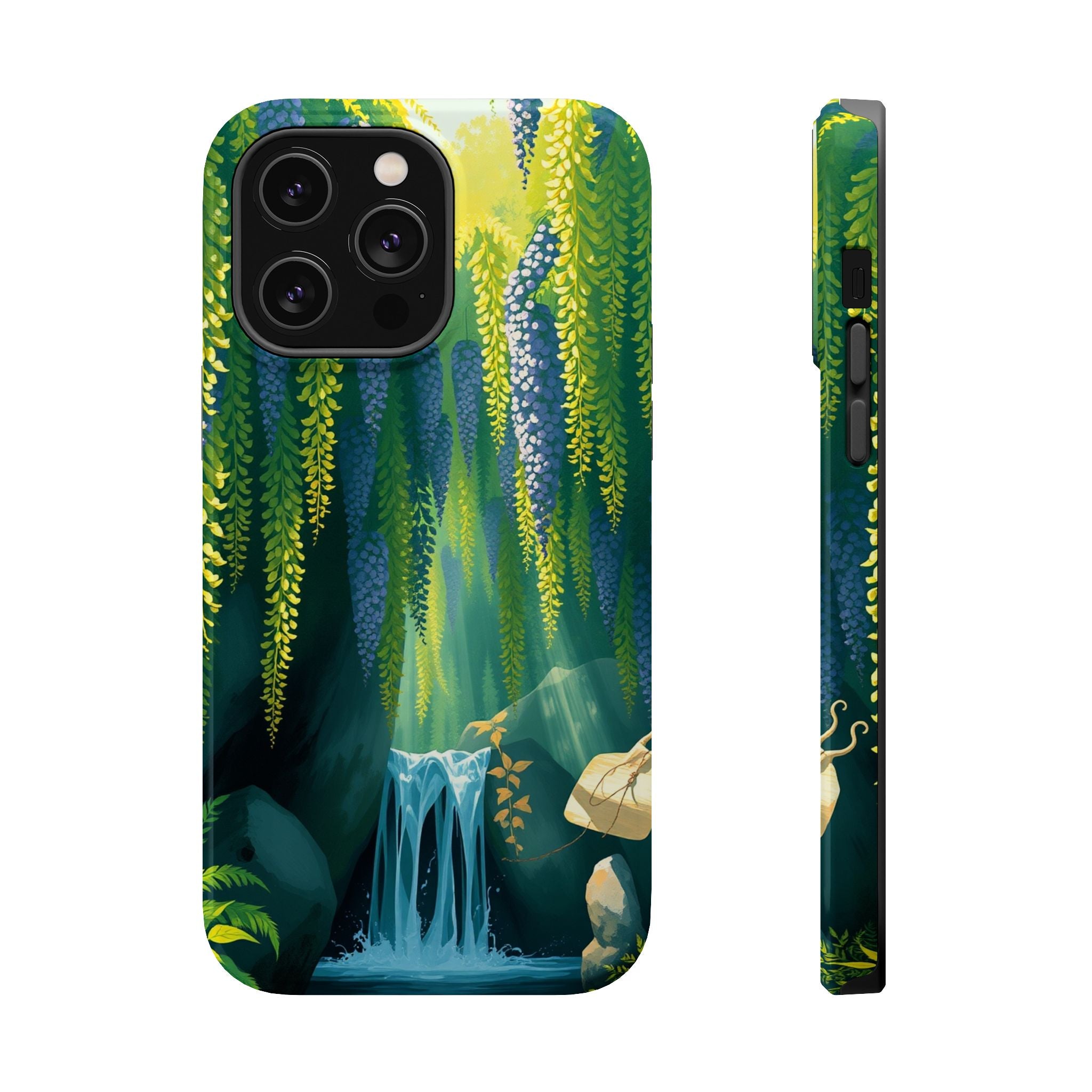 iPhone Wisteria Cascade Mystic Art Bold Modern Everyday Snap Case · iPhone Case