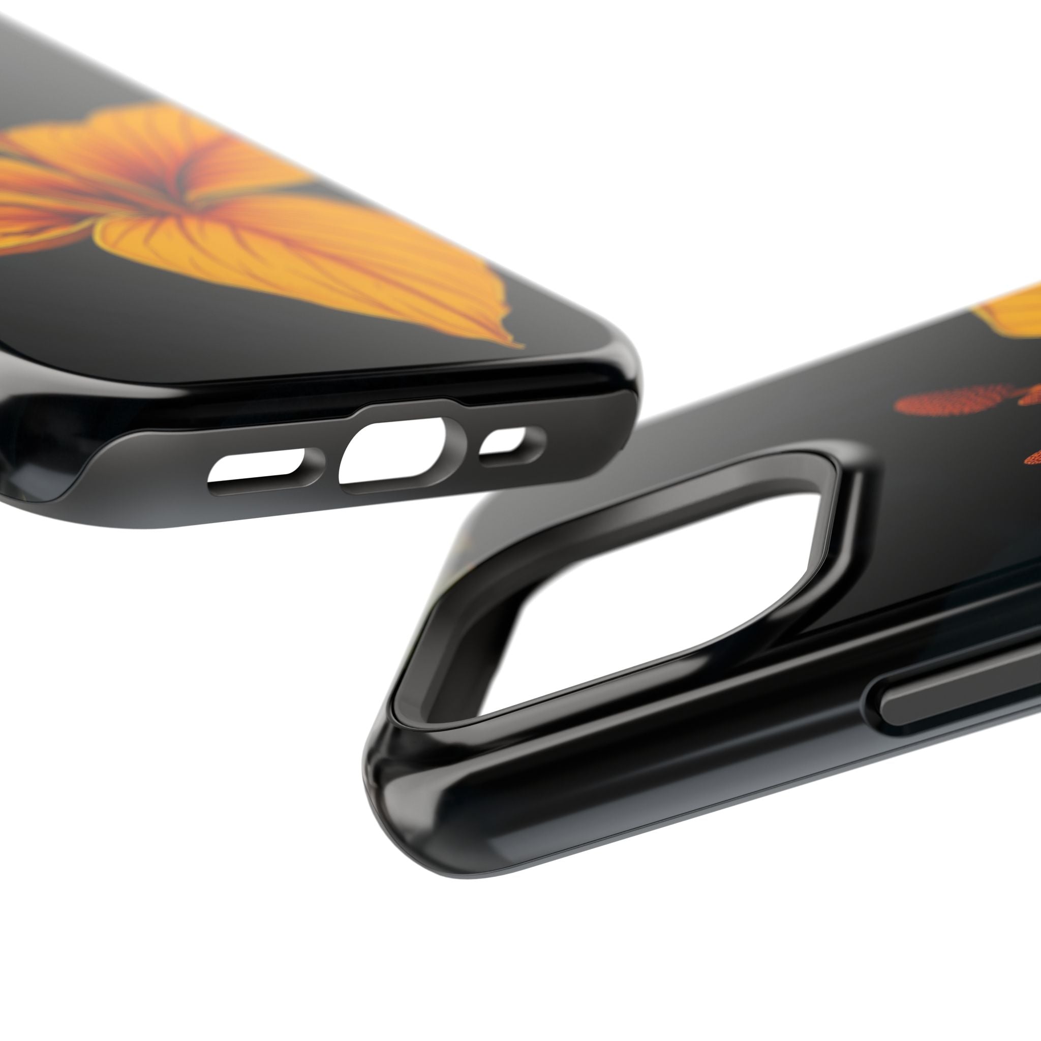 iPhone Earthy Tropical Bloom Design Artistic Everyday Cas Slim Snap Case · iPhon
