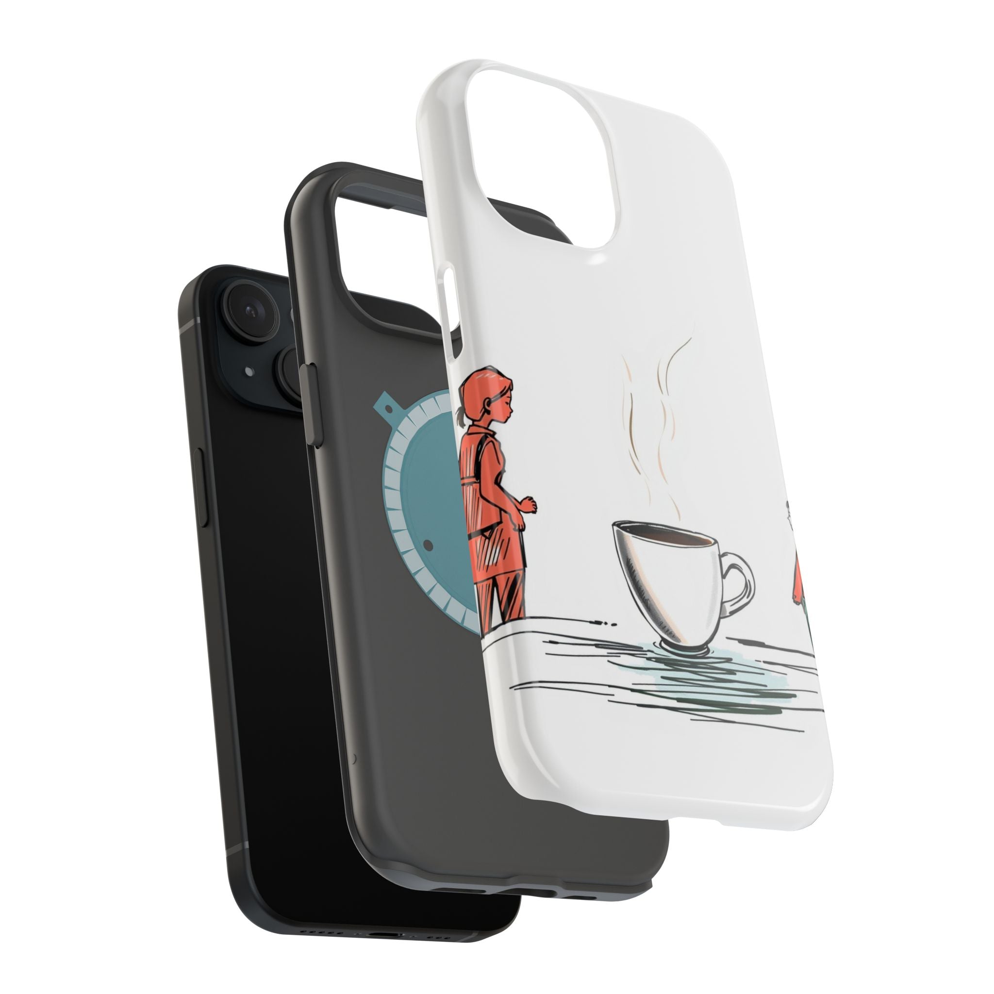iPhone Coffee Before People Mystic Art Slim Everyday Designer Case · iPhone Case
