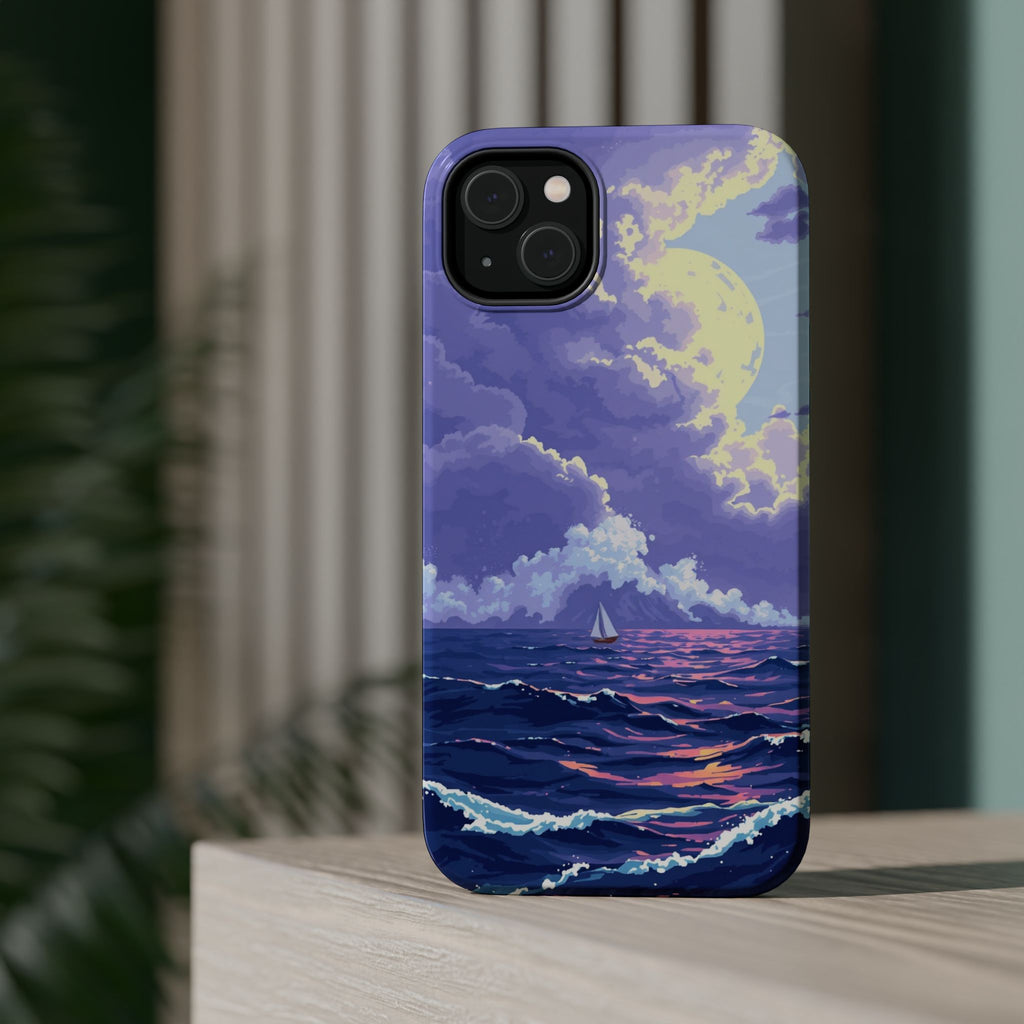 iPhone Storm at Sea Enchanted Art 13 Slim Everyday Designer Case · iPhone Case