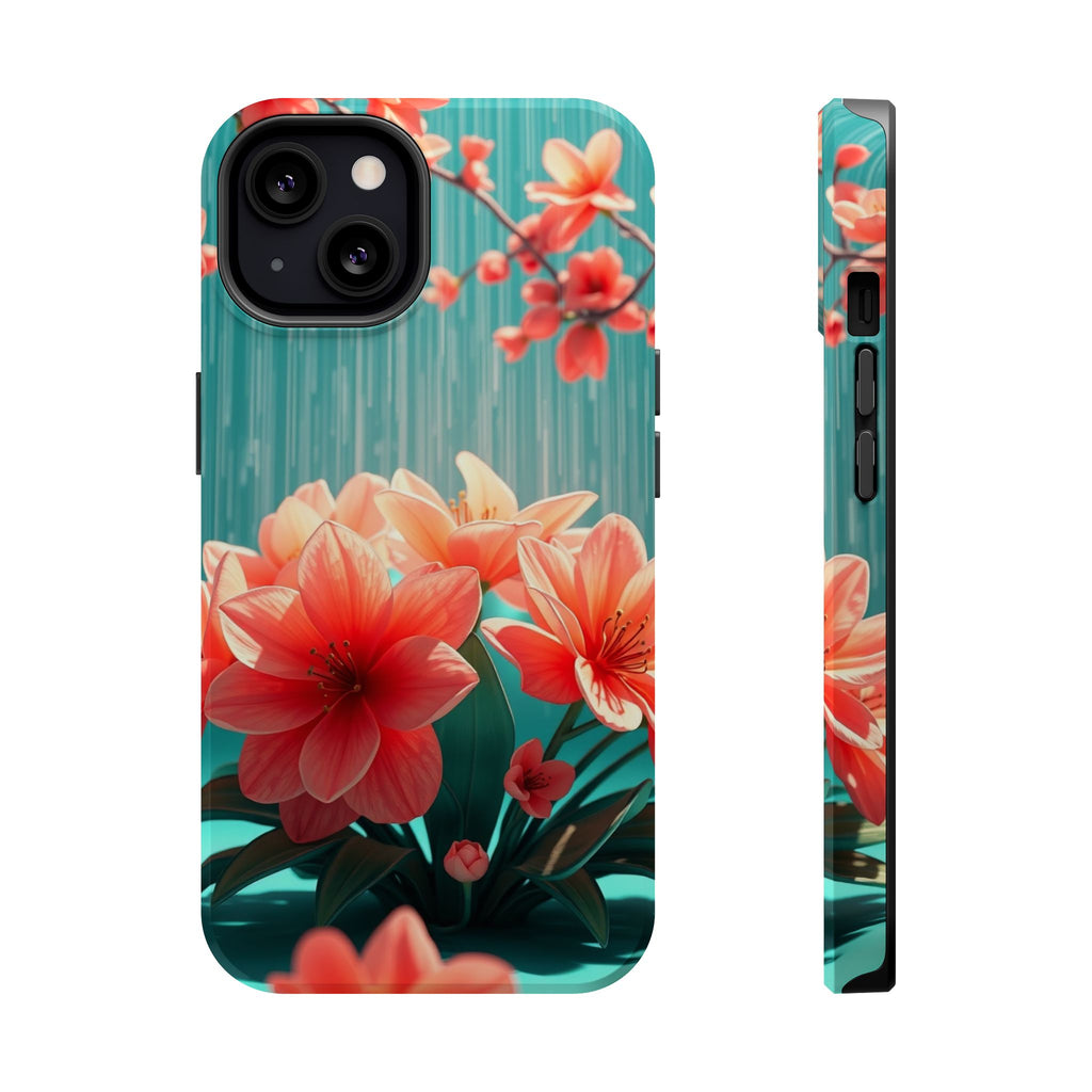 iPhone Spring Shower Bloom 3D Digital Slim Everyday Designer Case · iPhone Case